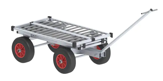alfer Aluminium Bollerwagen 100 x 60 x 60 cm