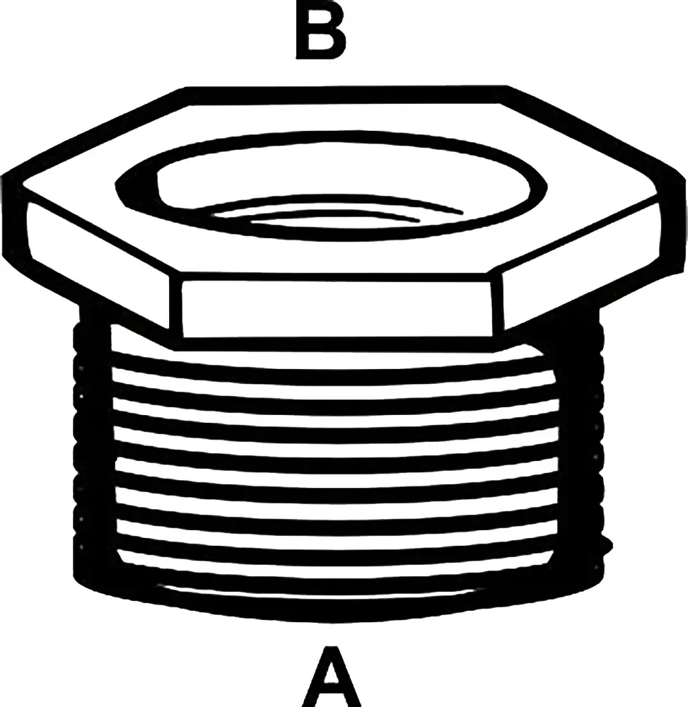 Cornat Reduzierstück messing 1/2" x 3/8" Innen- und Außengewinde