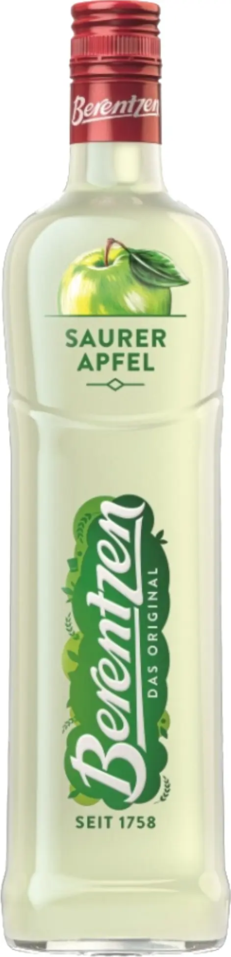 Berentzen Likör Saurer Apfel 16%  0,7 l