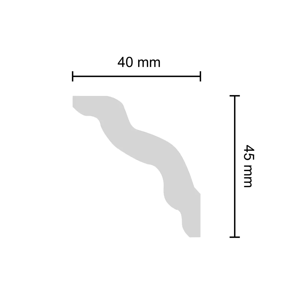 Decosa Innenecke zu Ricarda 4 Stück, selbstklebend