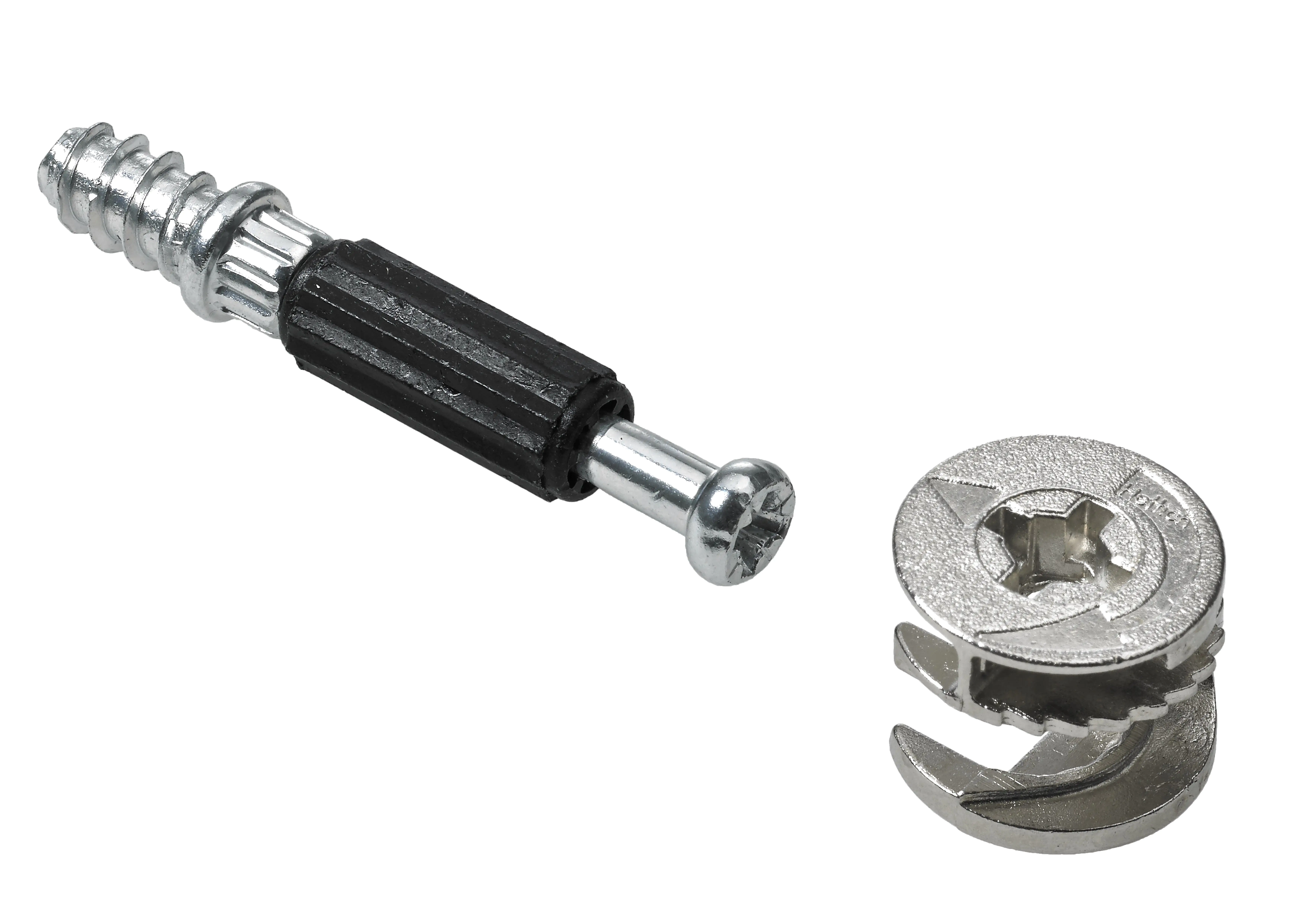 Hettich Einschraubdübel Rastex Ø 15 mm, silberfarben, 8 Stück