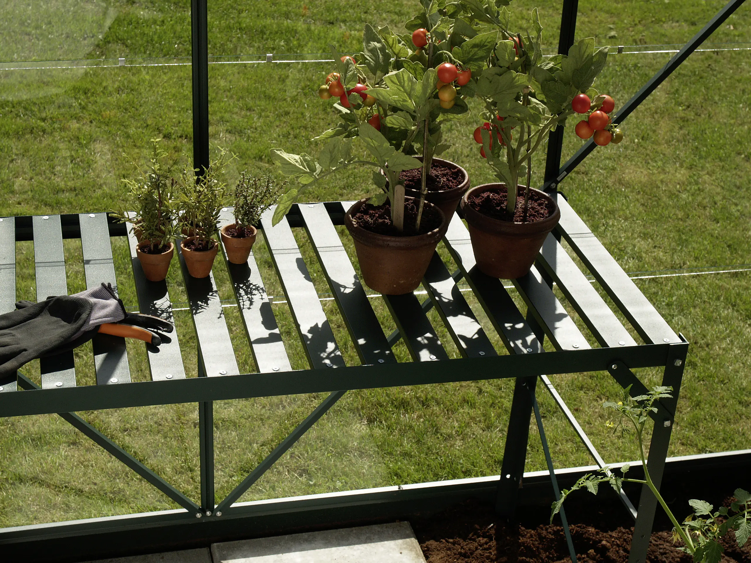 Vitavia Alutisch 121 x 54 x 76 cm smaragd 1 Ablage