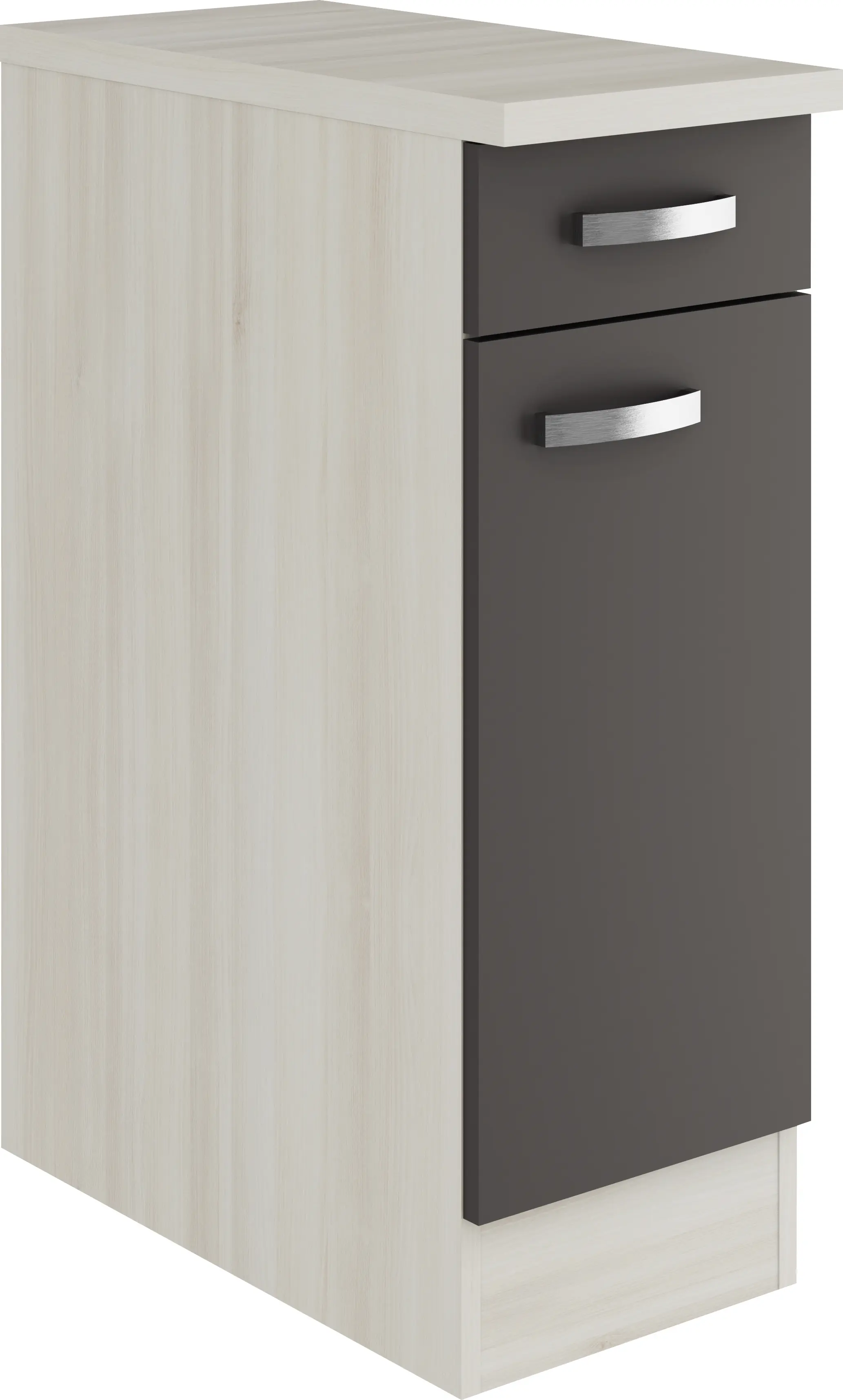 Optifit Unterschrank Faro 220 anthrazit/akazie 30 cm