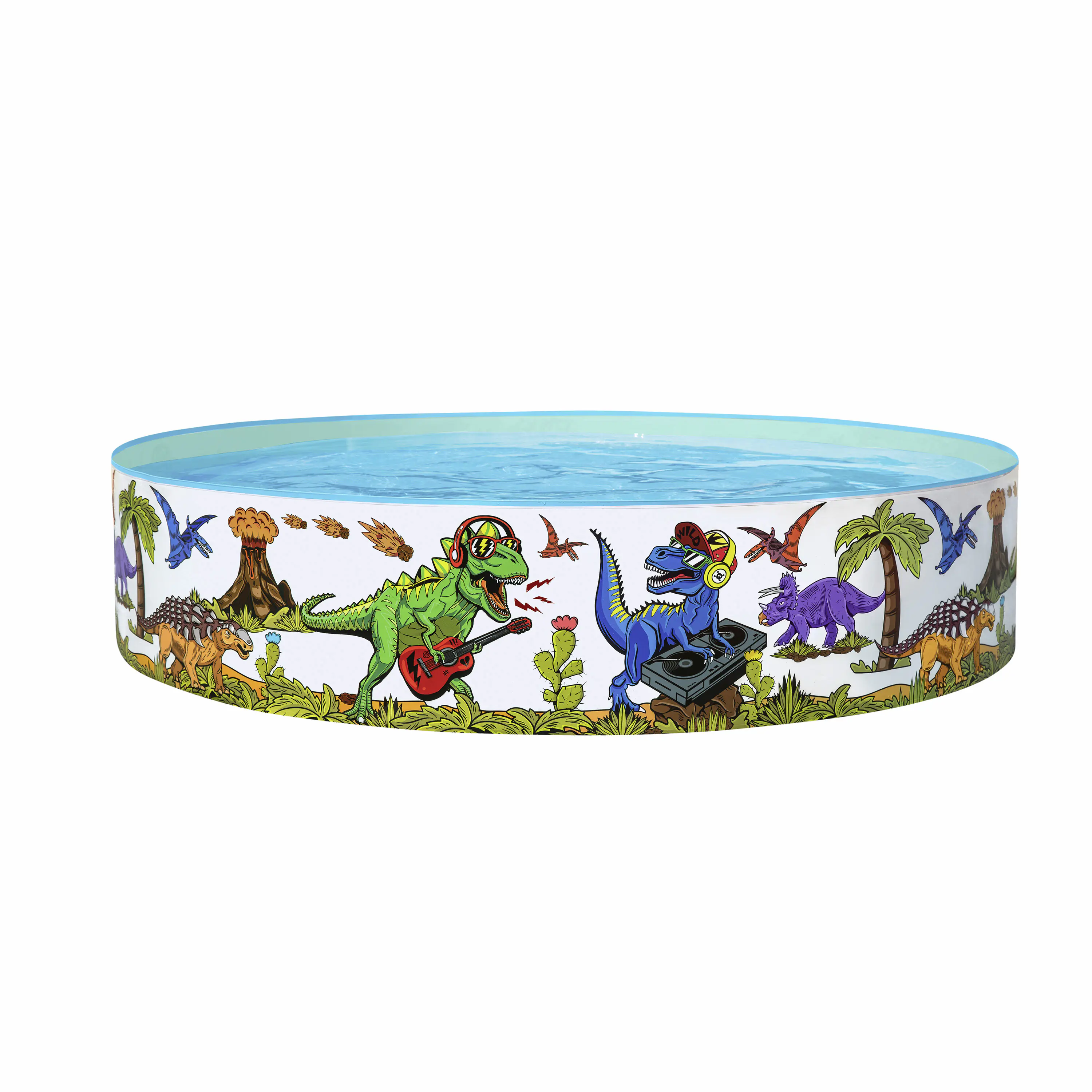 Bestway Planschbecken Fill 'n Fun mit Dinosaurier-Motiv Ø 183 x 38 cm