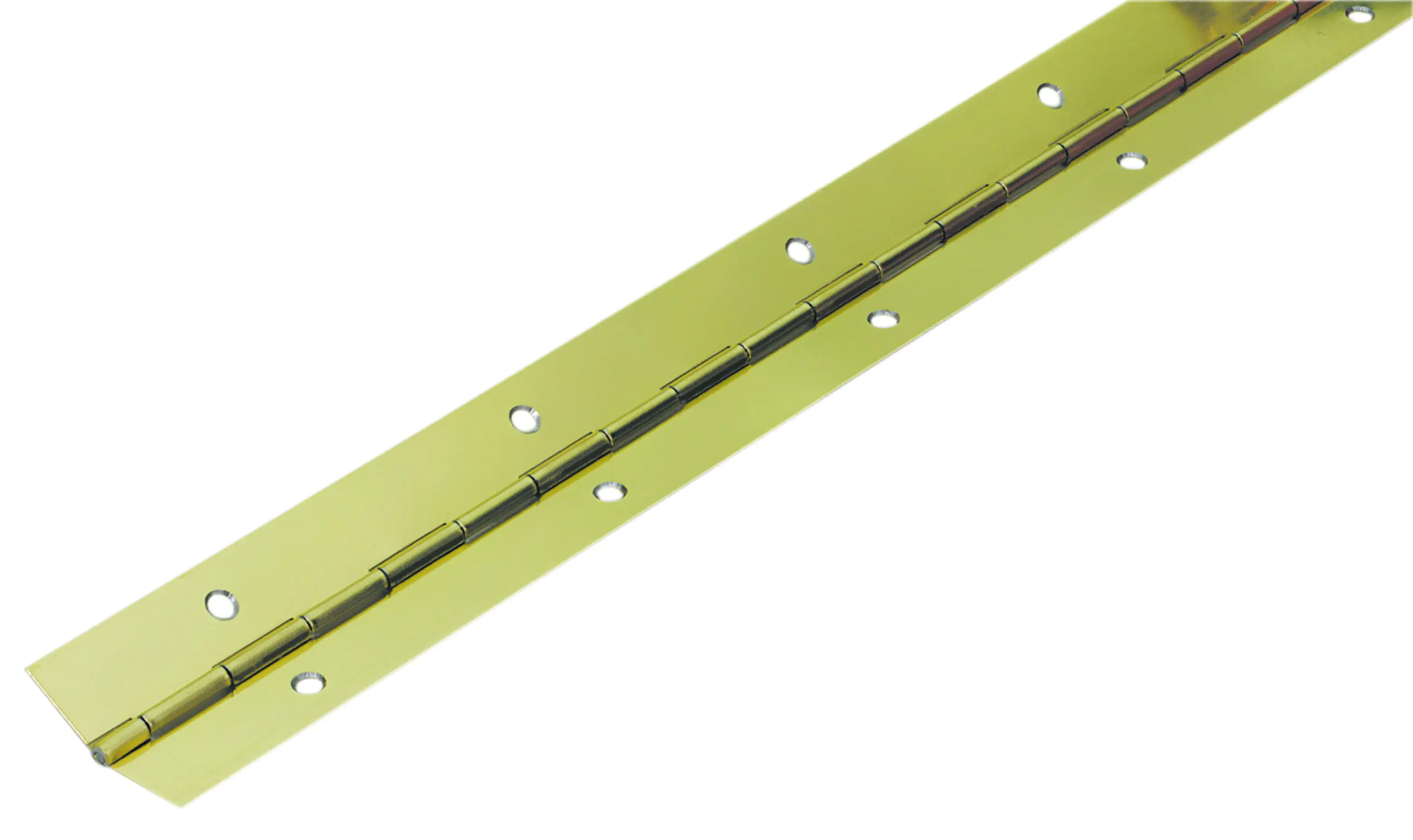 Hettich Stangenscharnier vermessingt 32 x 600 mm, kürzbar
