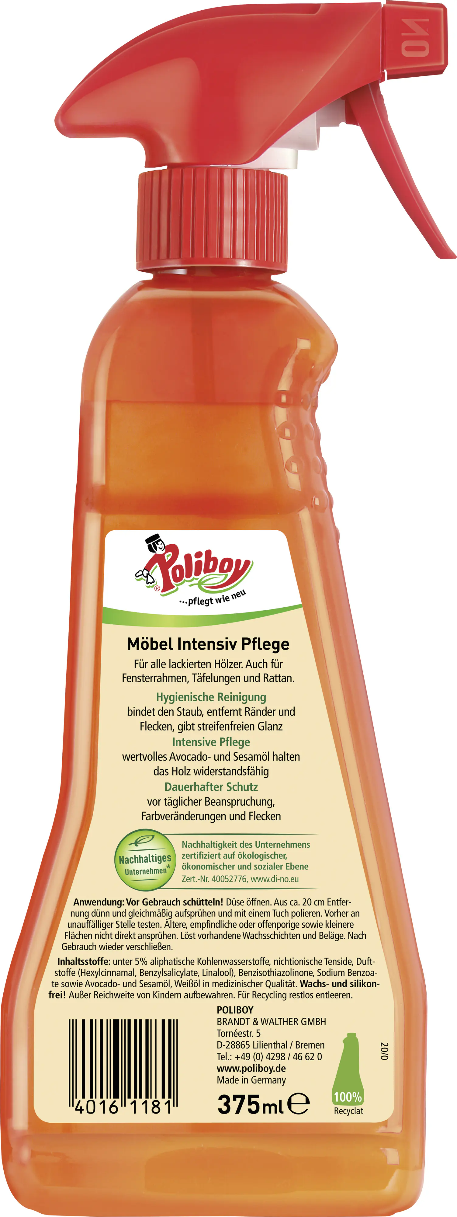 Poliboy Möbel Intensivpflege 375 ml