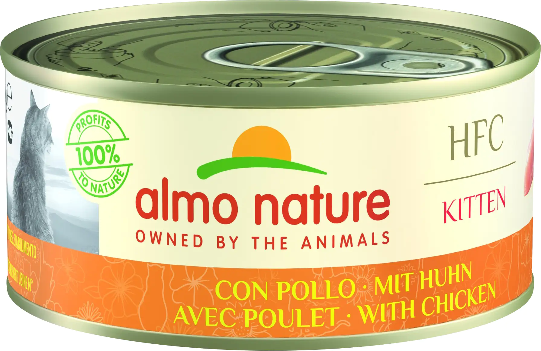 Almo Nature HFC Kitten Katzenfutter Huhn 150 g