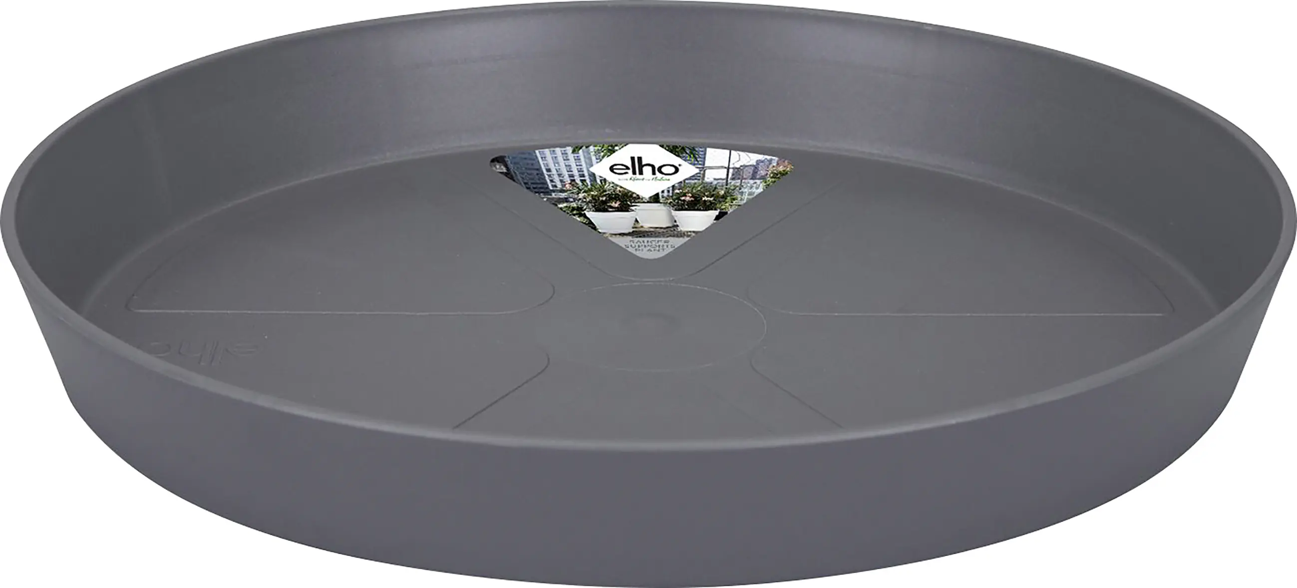 Elho Untersetzer Loft Urban anthrazit Ø 34 cm