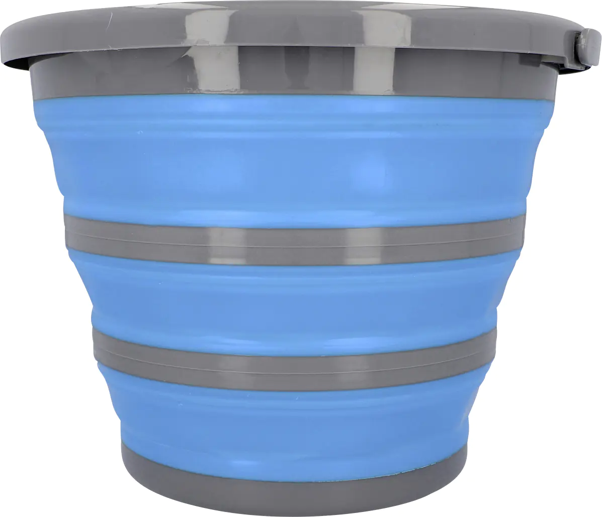 Cartrend Caravan Wassereimer faltbar grau-blau 10 Liter