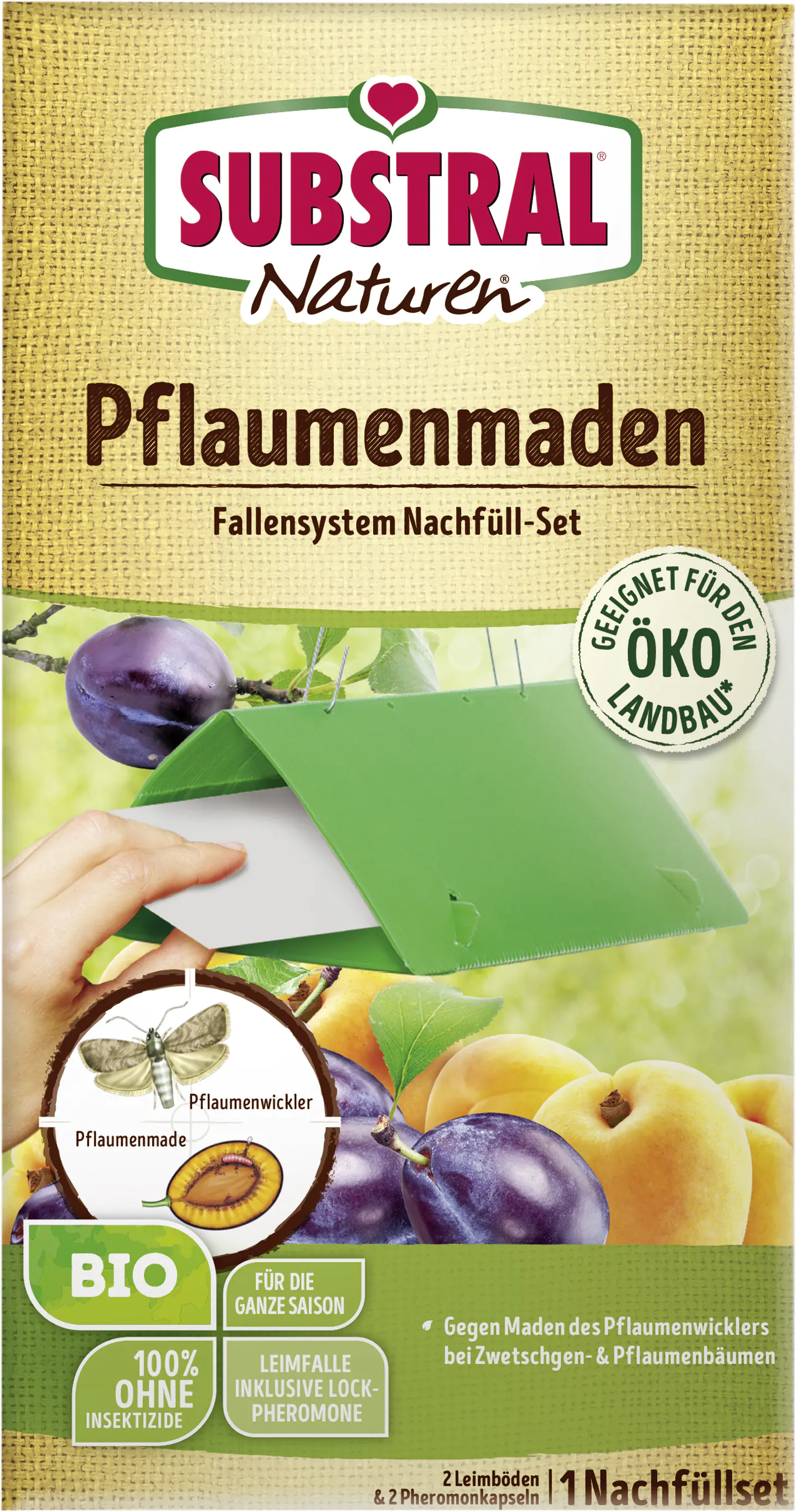 Naturen Pflaumenmaden-Fallensystem Nachrüstset