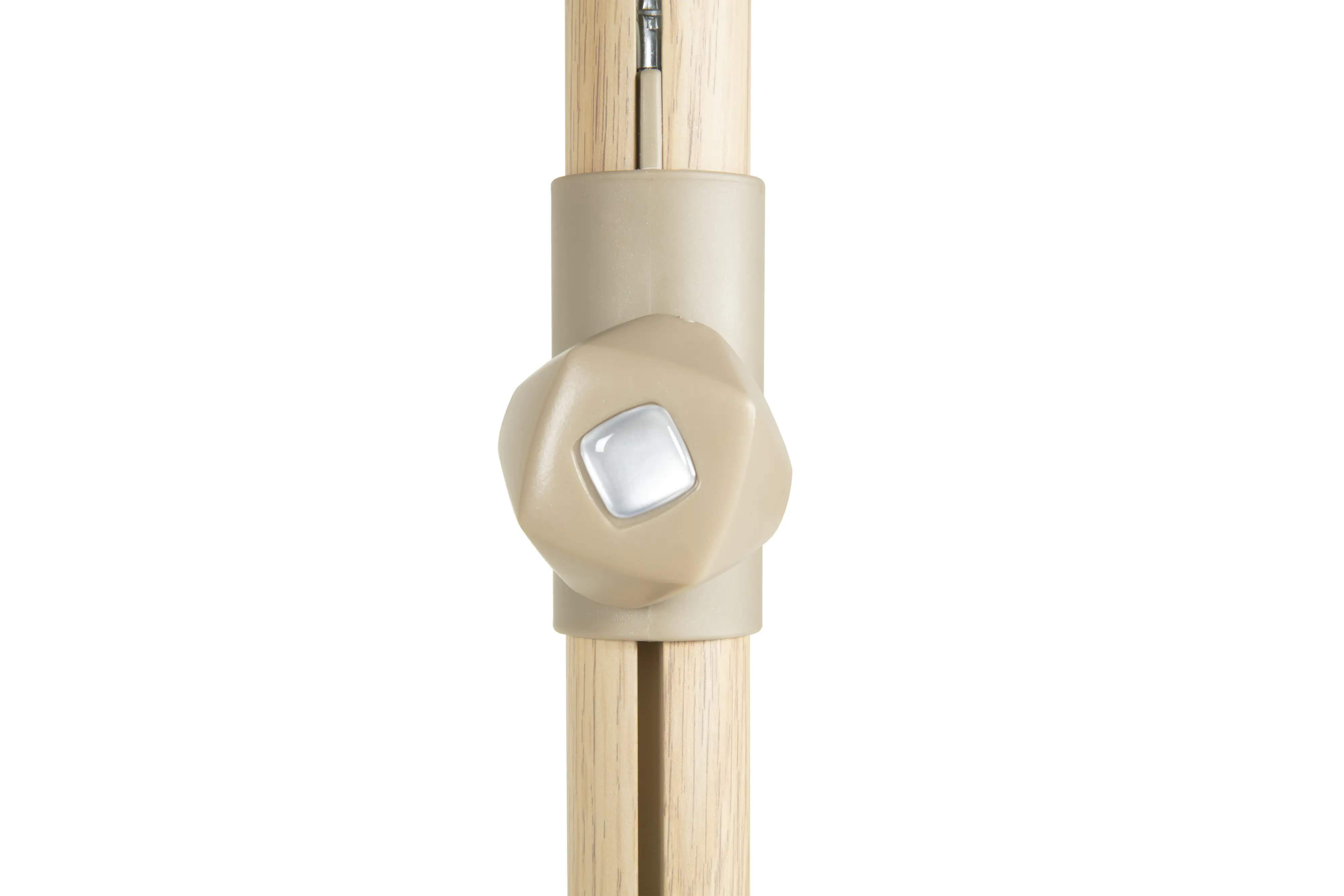 Primaster Sonnenschirm Easy Lift natur, Ø 2,88 m