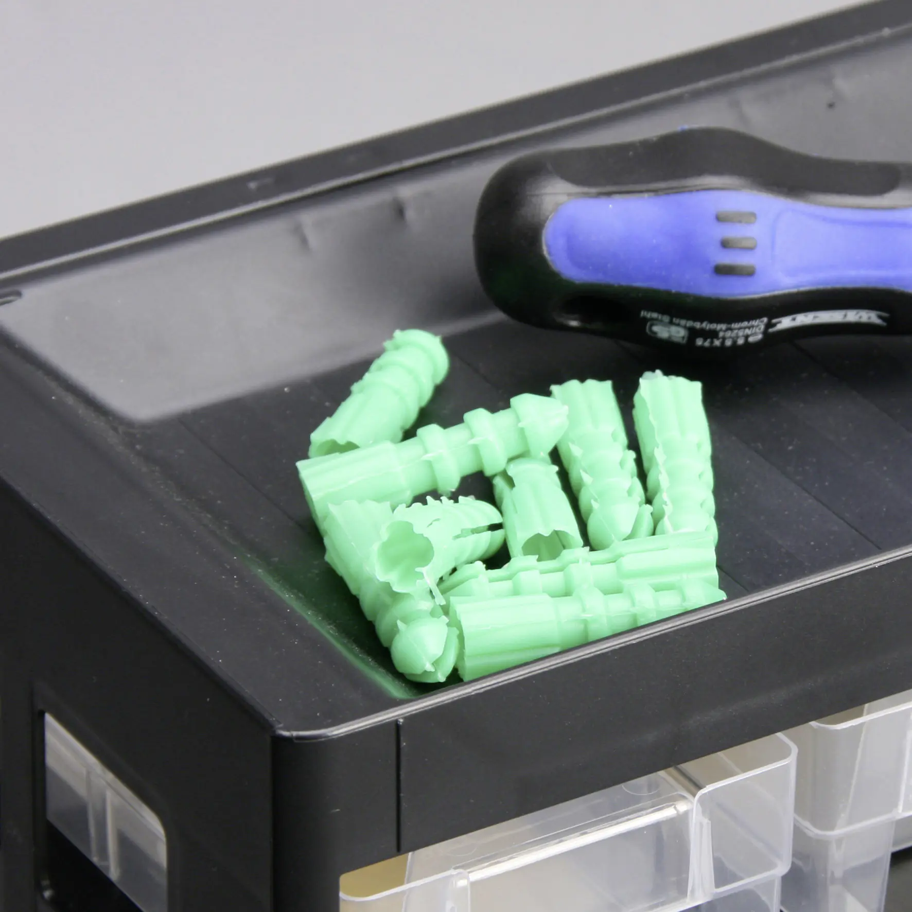 Allit Kleinteilemagazin PP PS VarioPlus Basic 54 33 Schubladen 21 Trenner