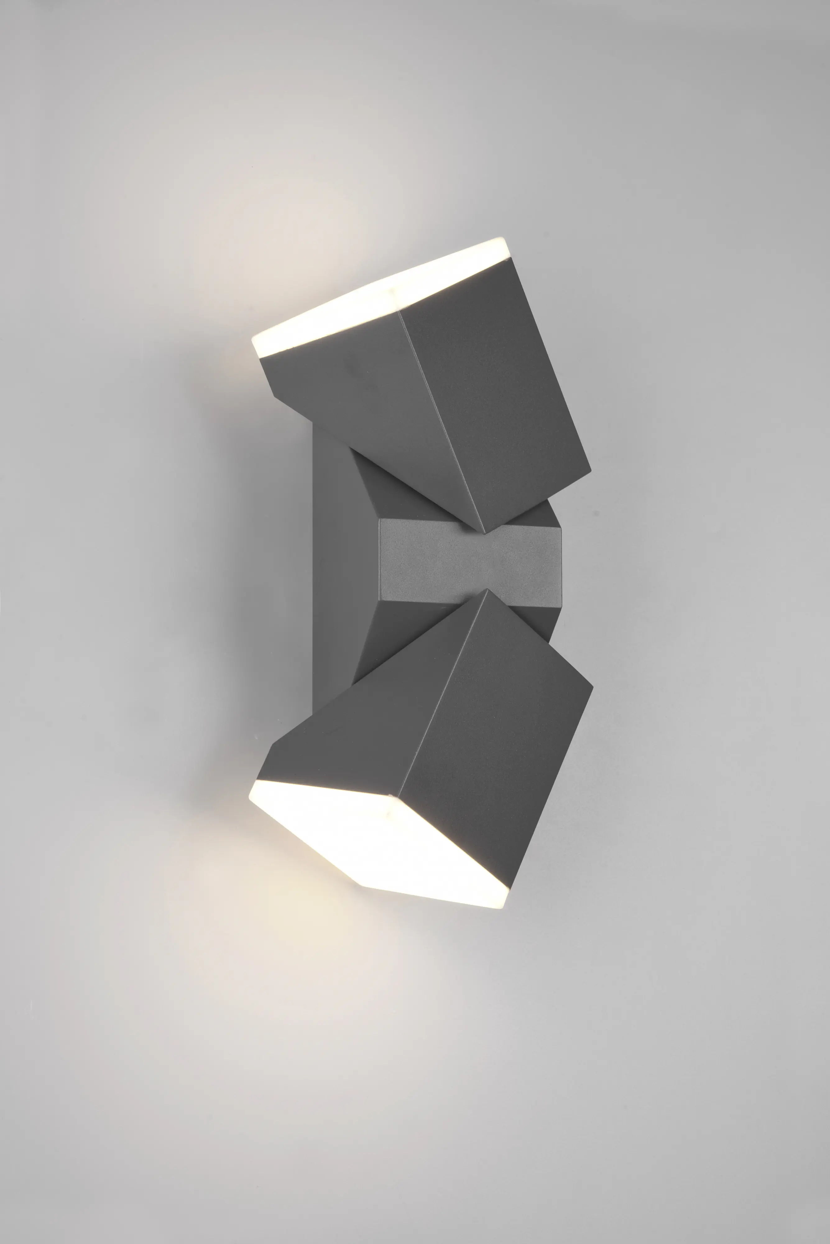 Trio LED Wandleuchte Avon innen/außen anthrazit schwenkbar 14W warmweiß