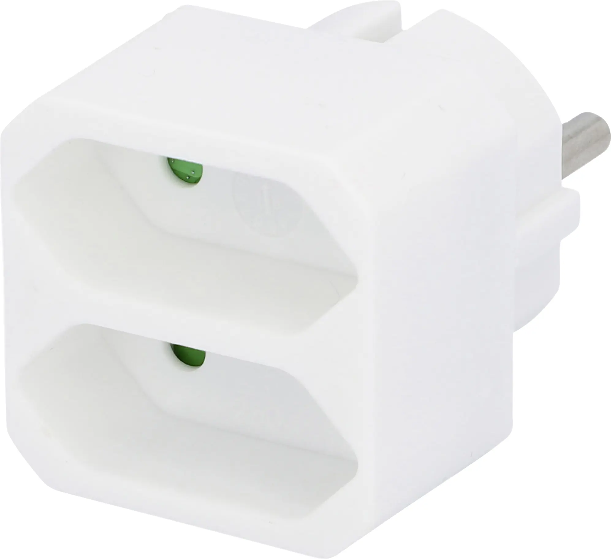 Euro-Adapter 2-fach weiß Euro-Adapter 2-fach weiß