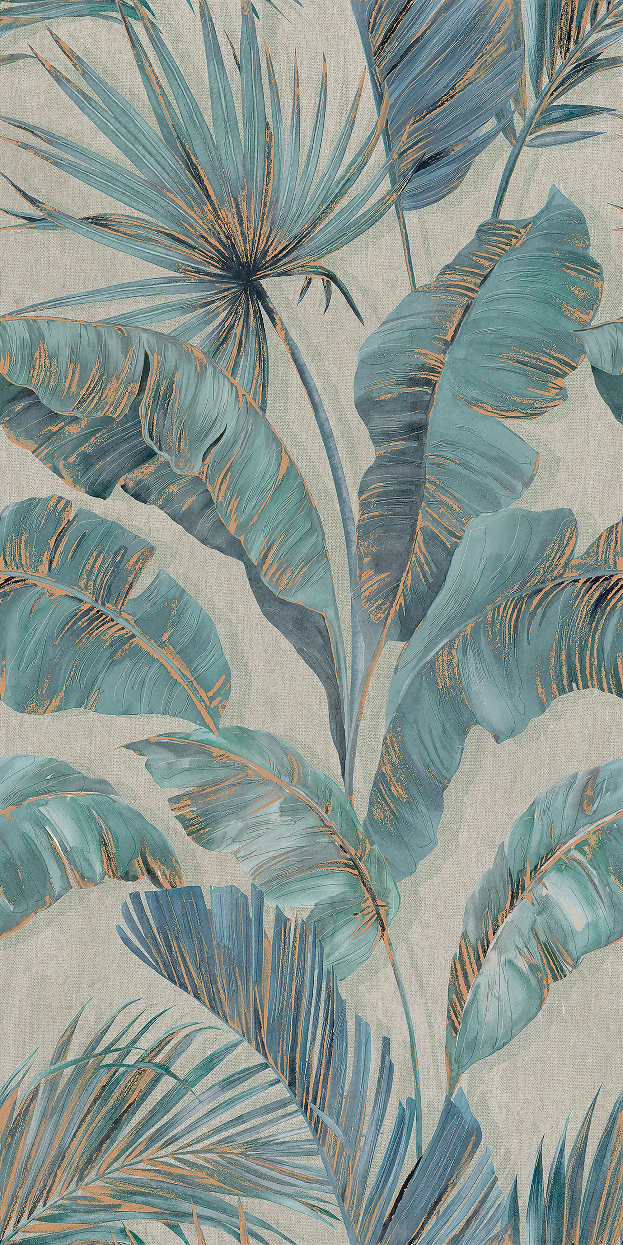 Wand- und Bodenfliese Feinsteinzeug Floreale Mix 60 x 120 cm beige