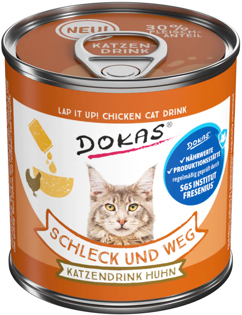 Dokas Schleck und weg Katzendrink Huhn 100 g