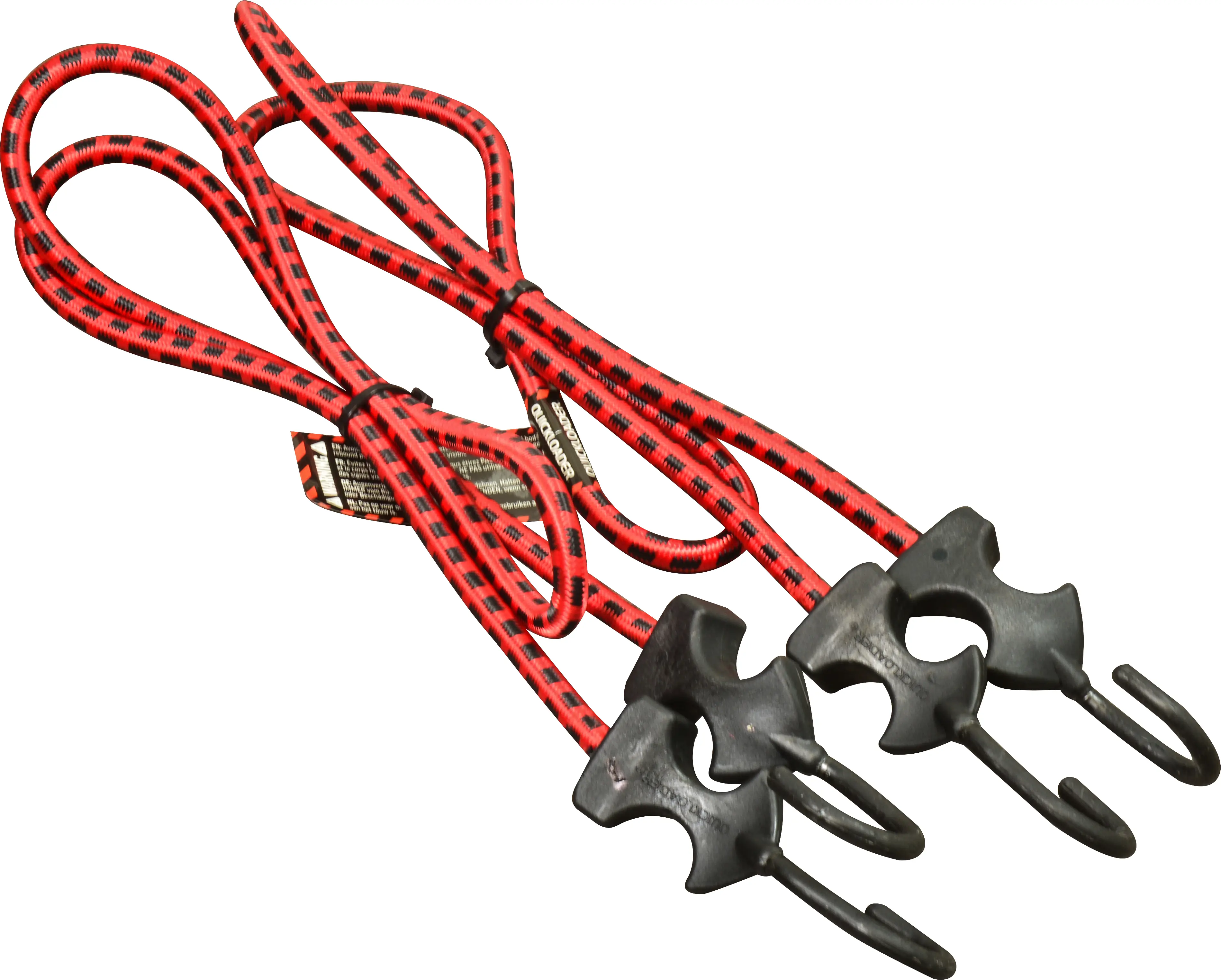 QUICKLOADER® Gummiseil Butterfly Bungee 8 mm x 120 cm 2 Stück rot