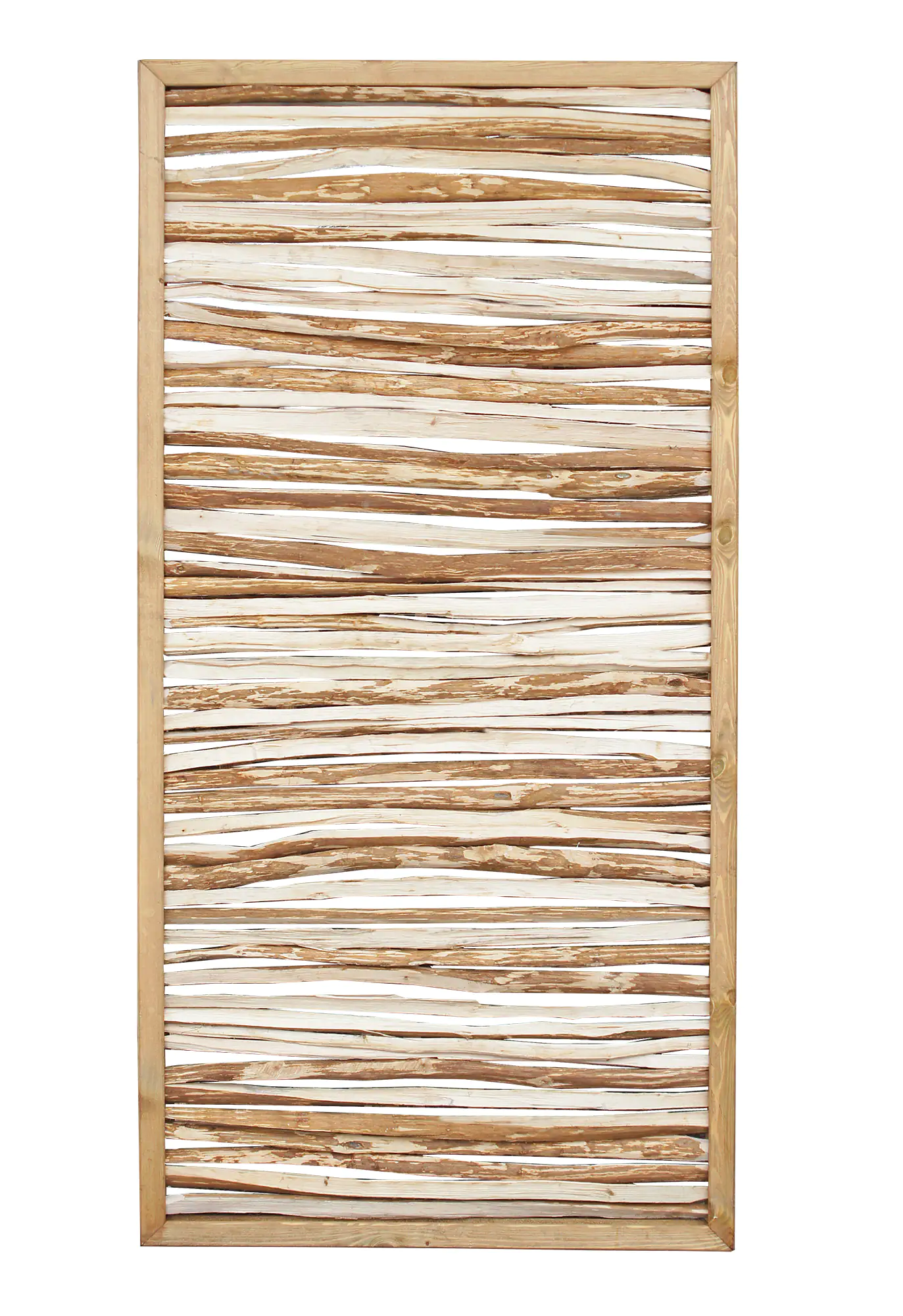 Zaunelement Haselnuss natur