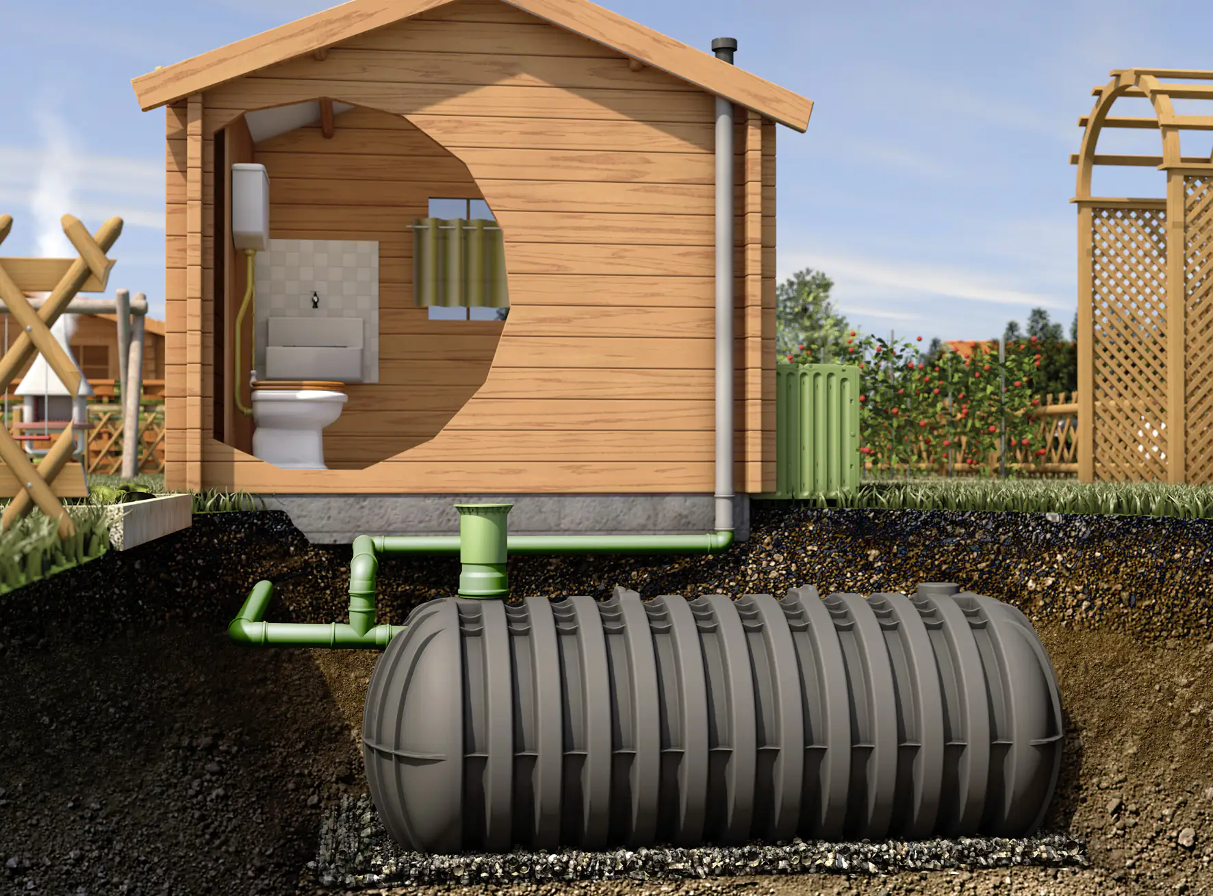 Garantia Stabilus Sammelgrube 3000 L mit DIBt Z-40.24-524