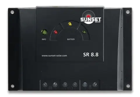 Sunset Solarladeregler SR 8.8 8 A, 12/24 Volt