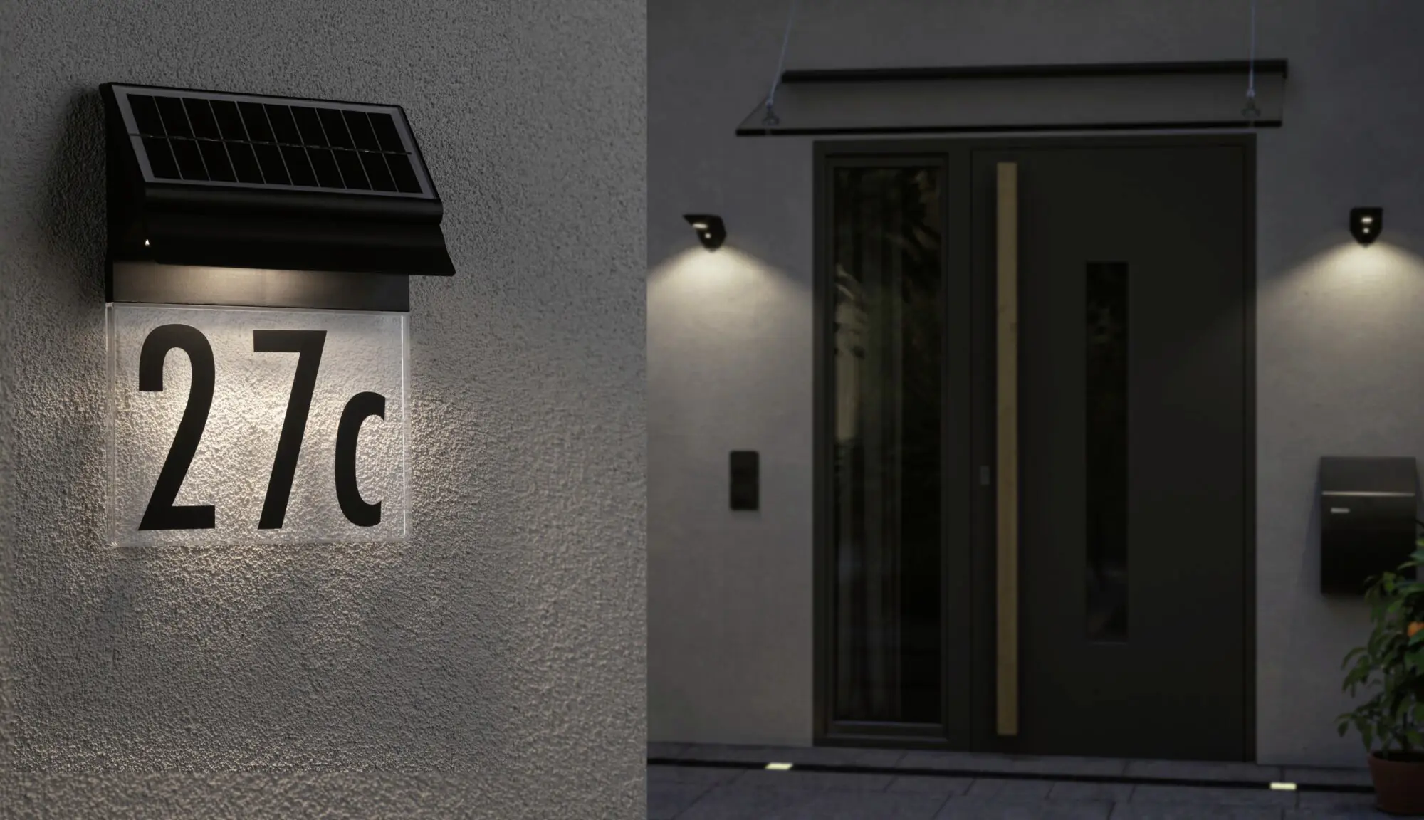 Paulmann Solar LED Hausnummernleuchte