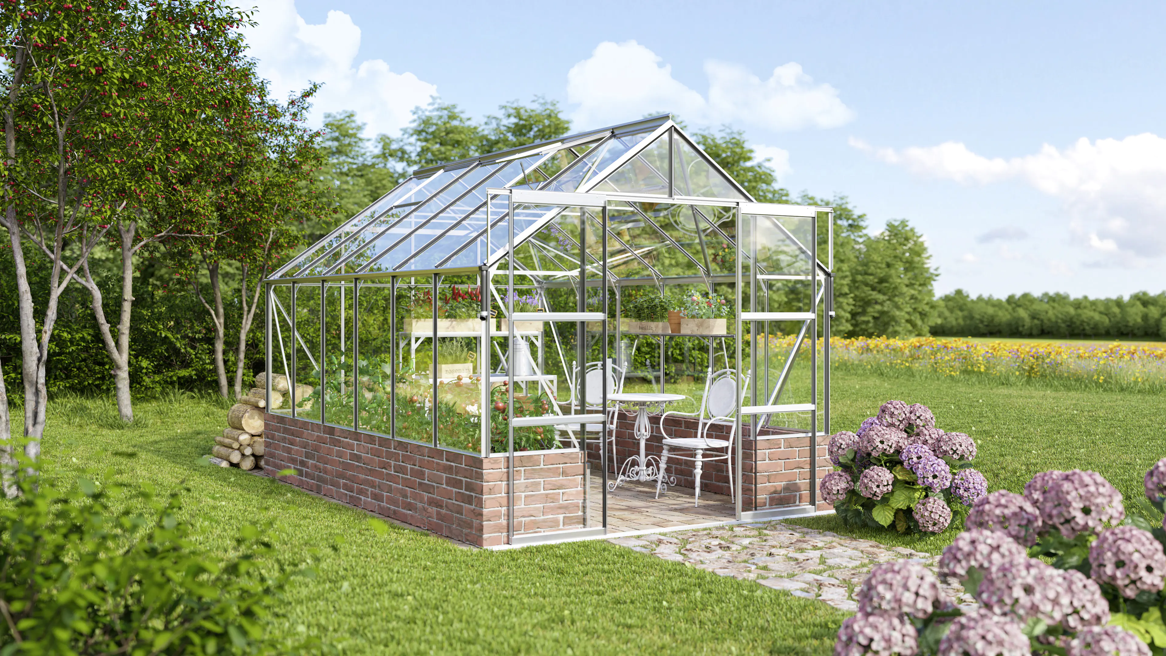 Vitavia Gewächshaus Cassandra 9900 256 x 388 cm 3 mm Sicherheitsglas Vitavia Gewächshaus Cassandra 9900 256 x 388 cm 3 mm Sicherheitsglas