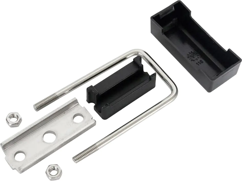 ABZ Gittermatten-Befestigung U-Bügel für 60/40 Pfosten 3er Set ABZ Gittermatten-Befestigung U-Bügel für 60/40 Pfosten 3er Set