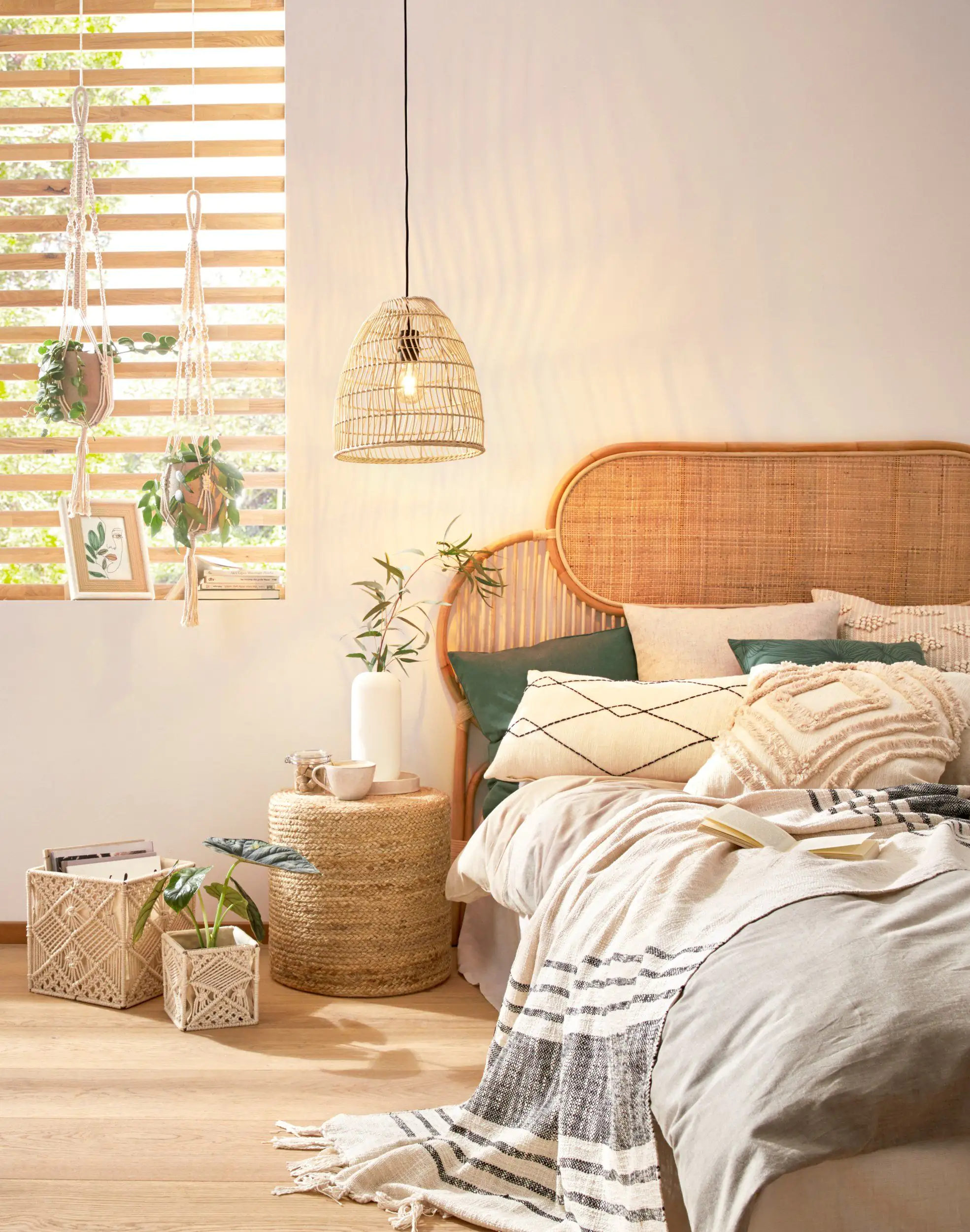 Eglo Pendelleuchte Ayesgarth schwarz natur 33 x 110 cm E27