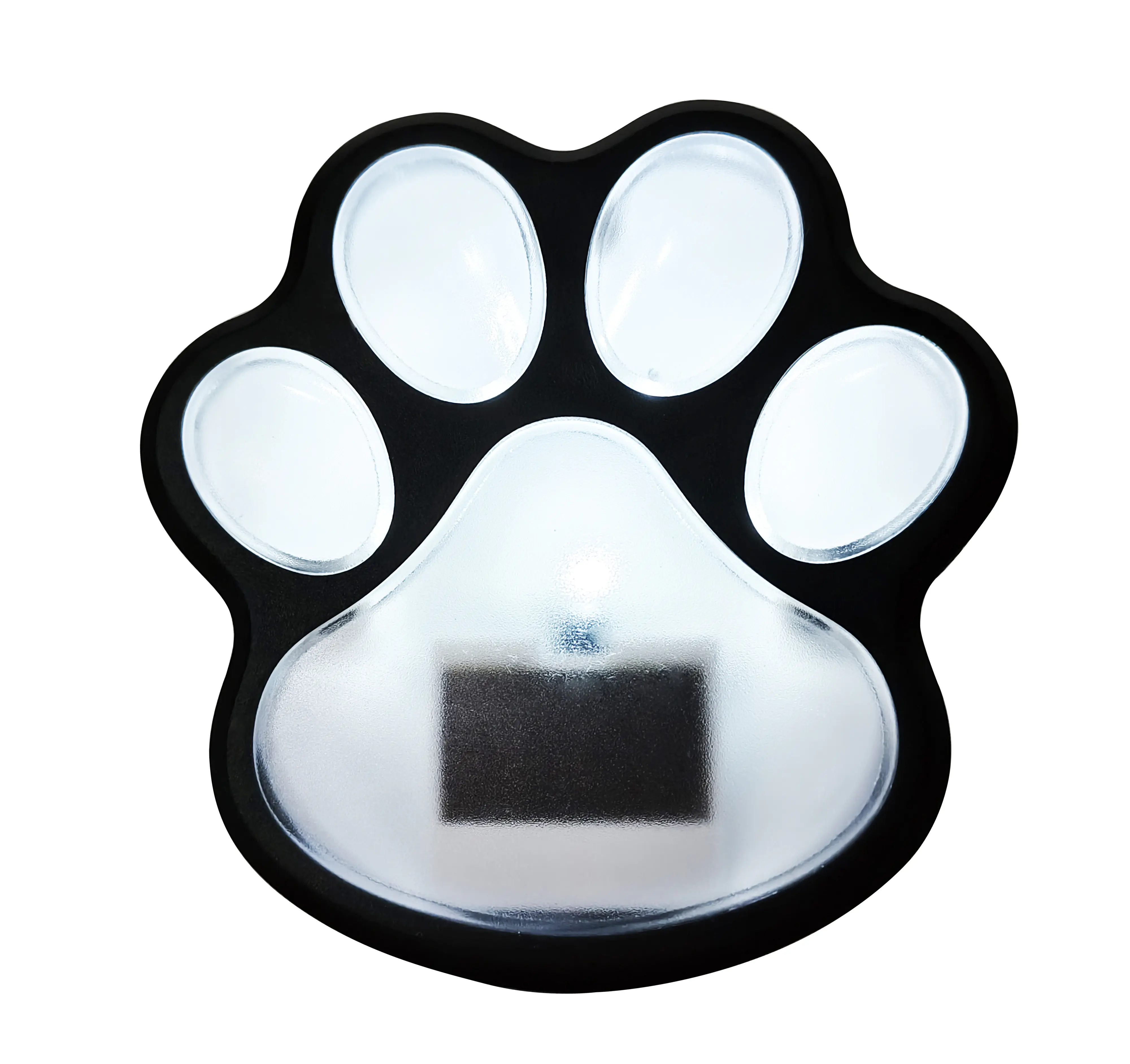 Dapo LED Solarleuchte Dekofigur Pfote weiß