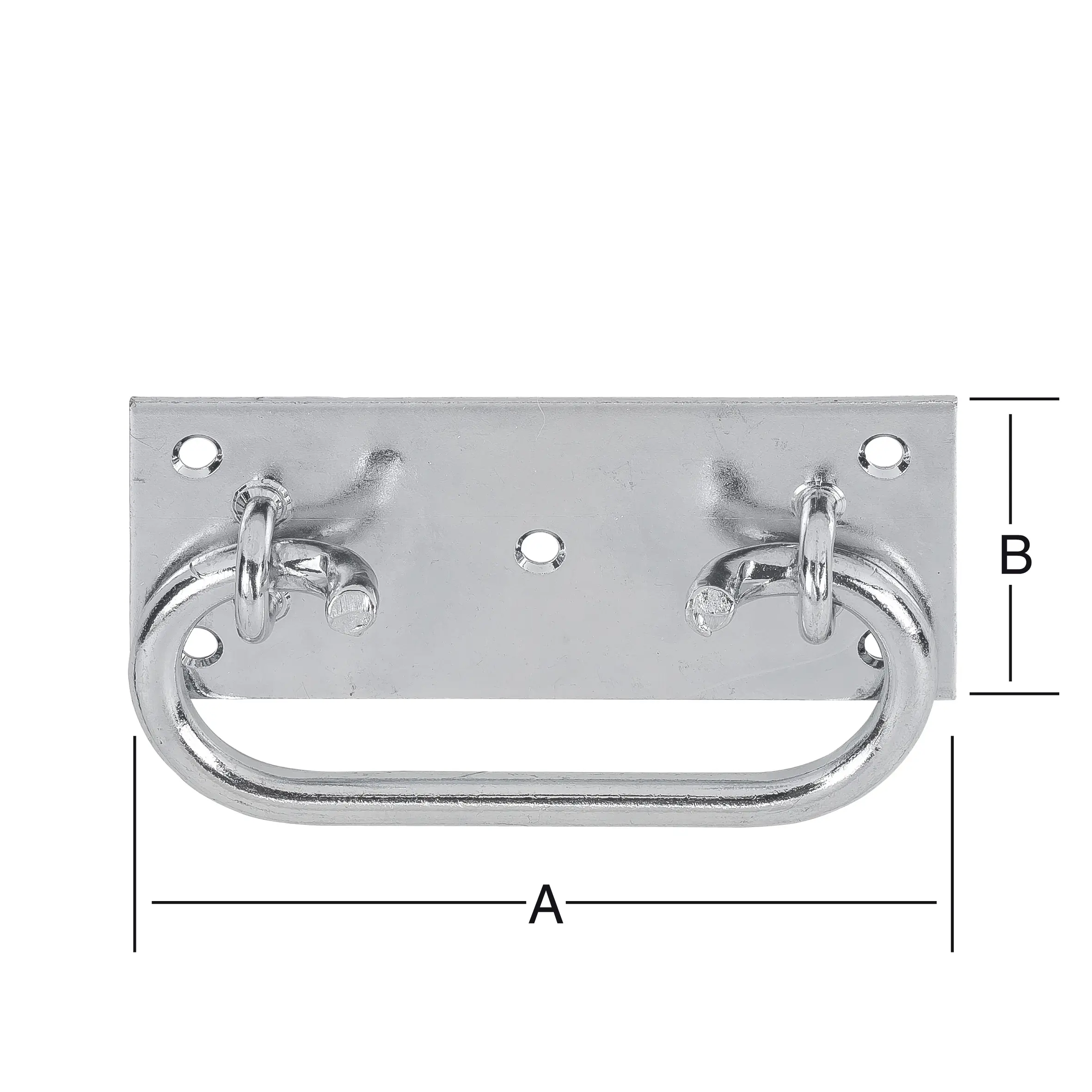 Vormann Kistengriffe verzinkt 108 x 45 mm