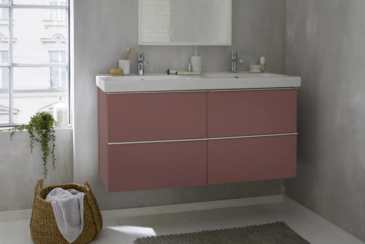 d-c-fix Selbstklebefolie Uni seidenmatt rostrot 45 cm x 2 m