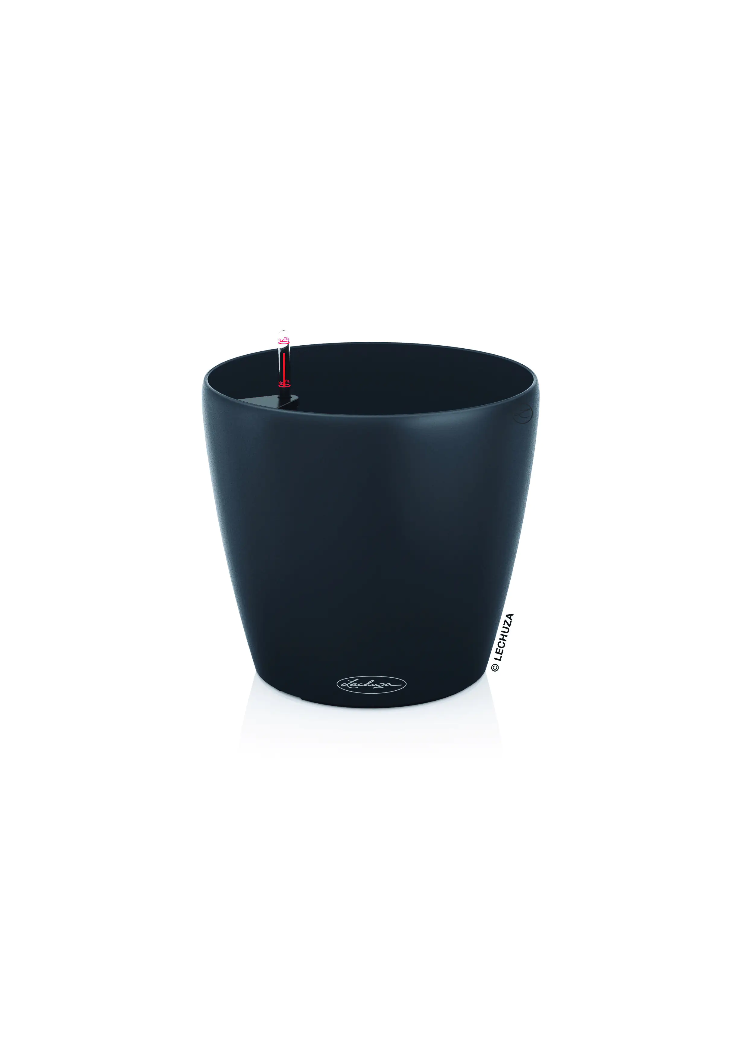 Lechuza Pflanztopf Classico Eco 28 cm Kunststoff dunkelgrau