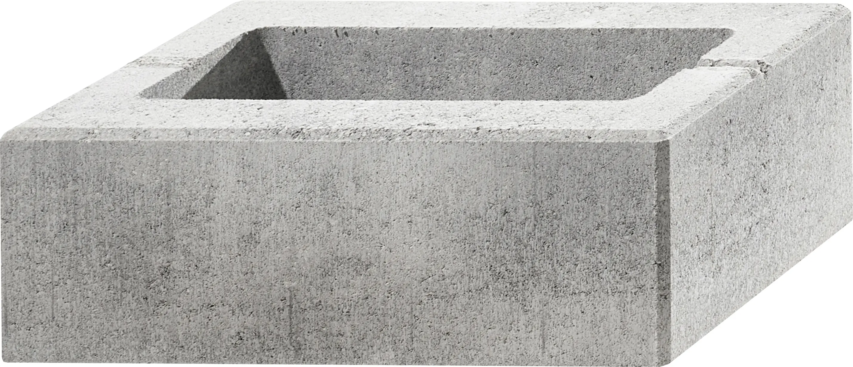 Kann Mauerstein Lindeza 40 x 20 x 15 cm grau-alpin