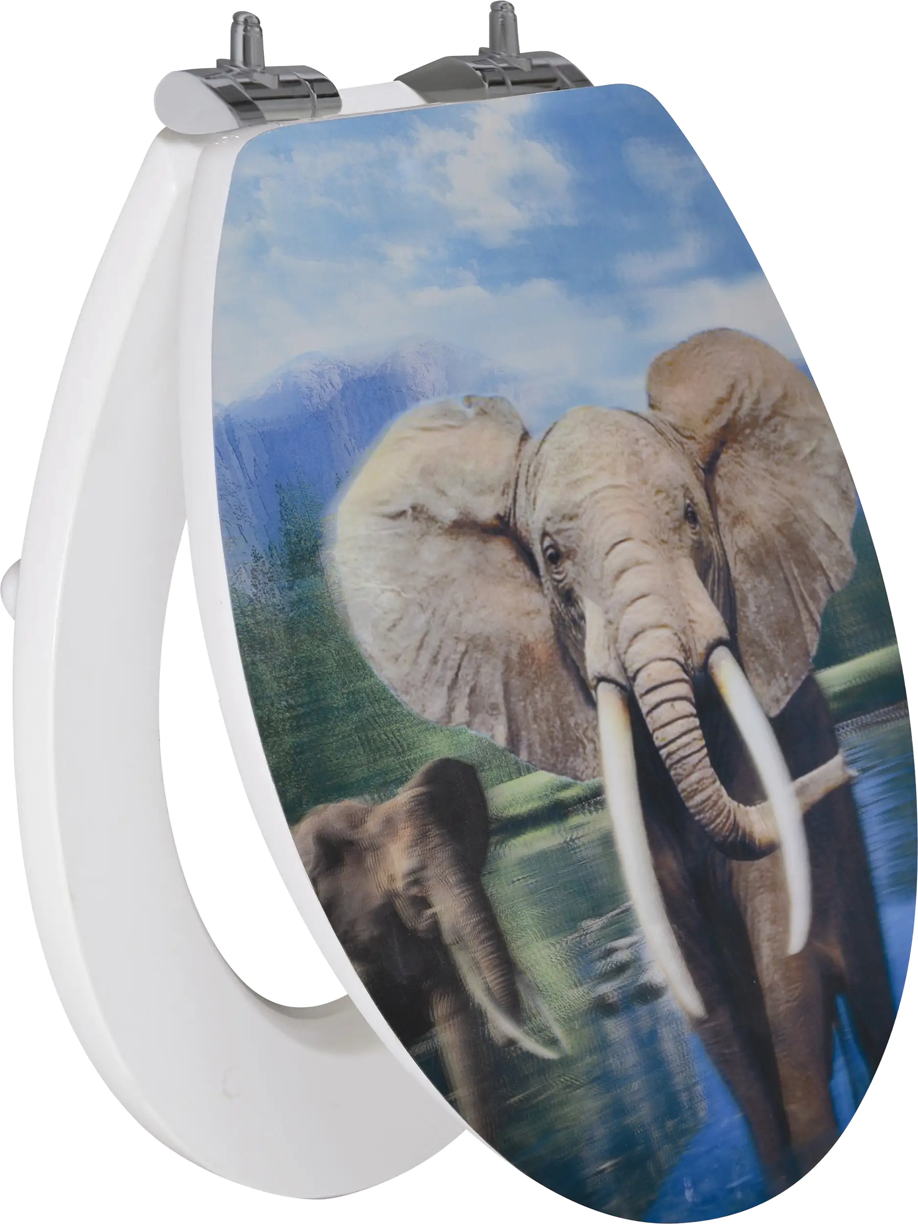 Primaster WC-Sitz Elefant 3D abnehmbar, mit Absenkautomatik Primaster WC-Sitz Elefant 3D abnehmbar, mit Absenkautomatik
