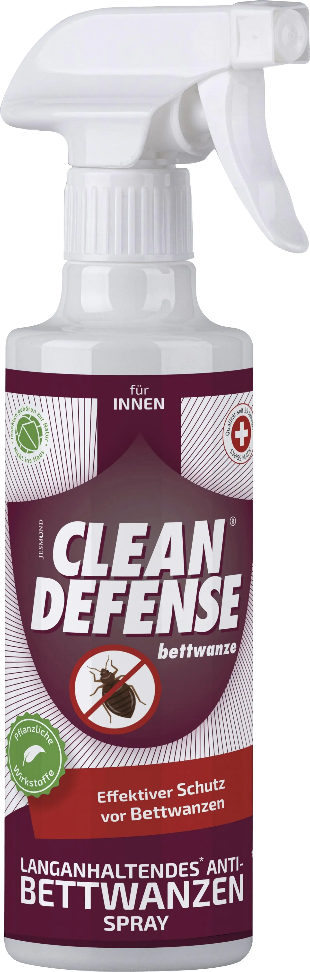 Clean Defense langanhaltendes Bettwanzen-Spray 375 ml