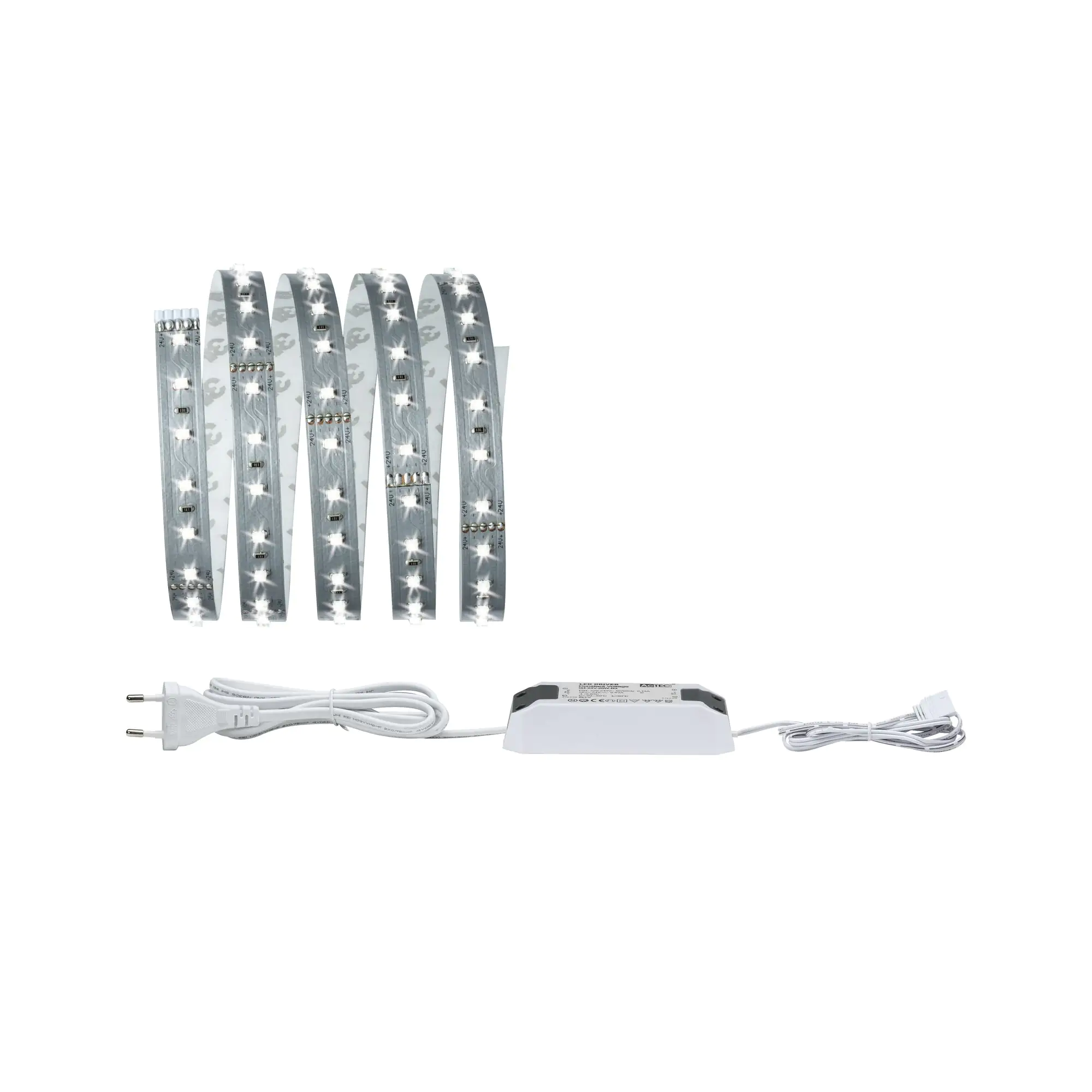 Paulmann MaxLED 500 Stripe-Basisset 1,5 m 106 LED silber unbeschichtet