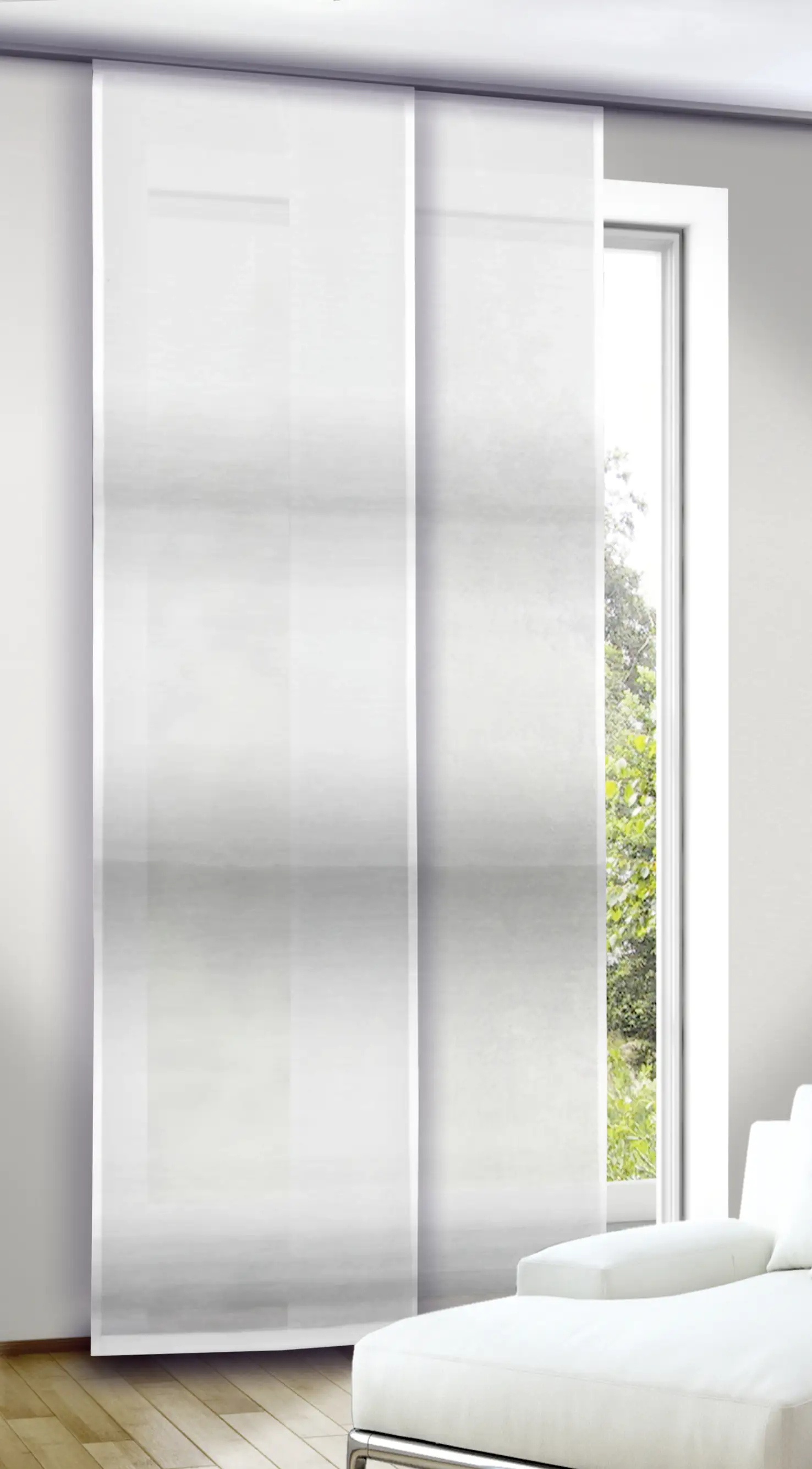 Neusser Collection Flächenvorhang grau, 245 x 60 cm Neusser Collection Flächenvorhang grau, 245 x 60 cm