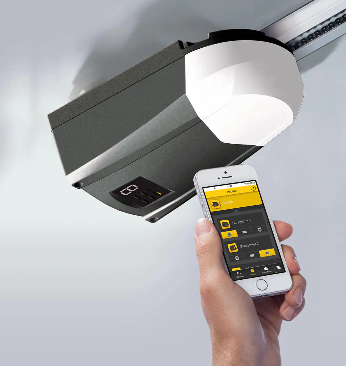 Schellenberg Garagentorantrieb SD10 Premium Smart Home System möglich,