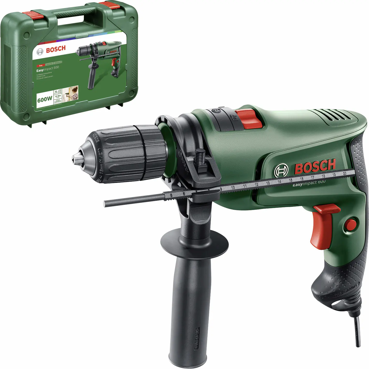 Bosch Schlagbohrmaschine Easy Impact 600 600 W Bosch Schlagbohrmaschine Easy Impact 600 600 W