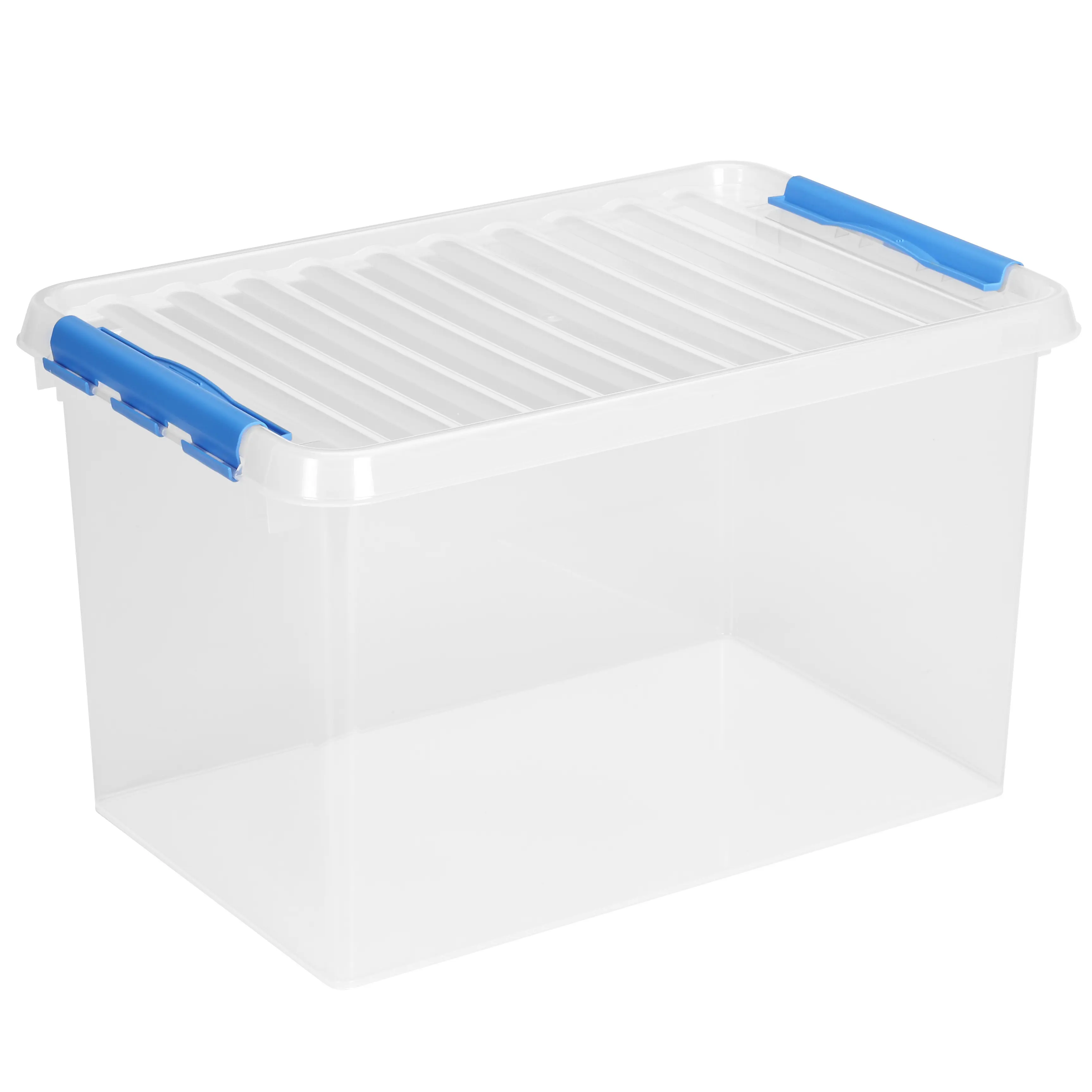 Sunware Aufbewahrungsbox Q-line 62L transparent blau 60 x 40 x 34 cm Sunware Aufbewahrungsbox Q-line 62L transparent blau 60 x 40 x 34 cm