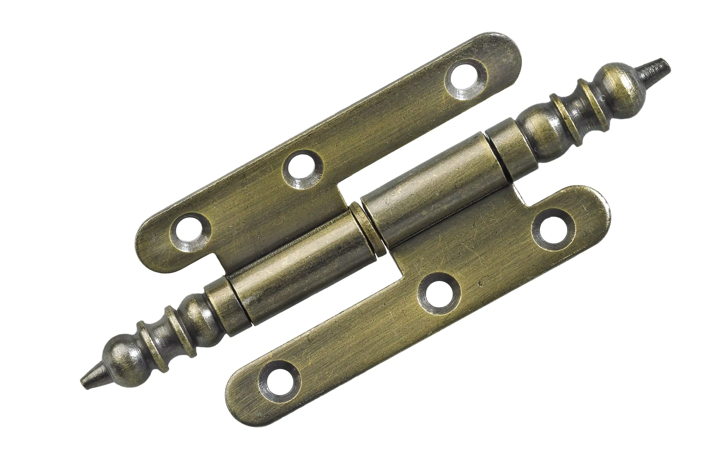 Hettich Türband mit Zierkopf 45 x 80 mm rechts brüniert - 1 Stück