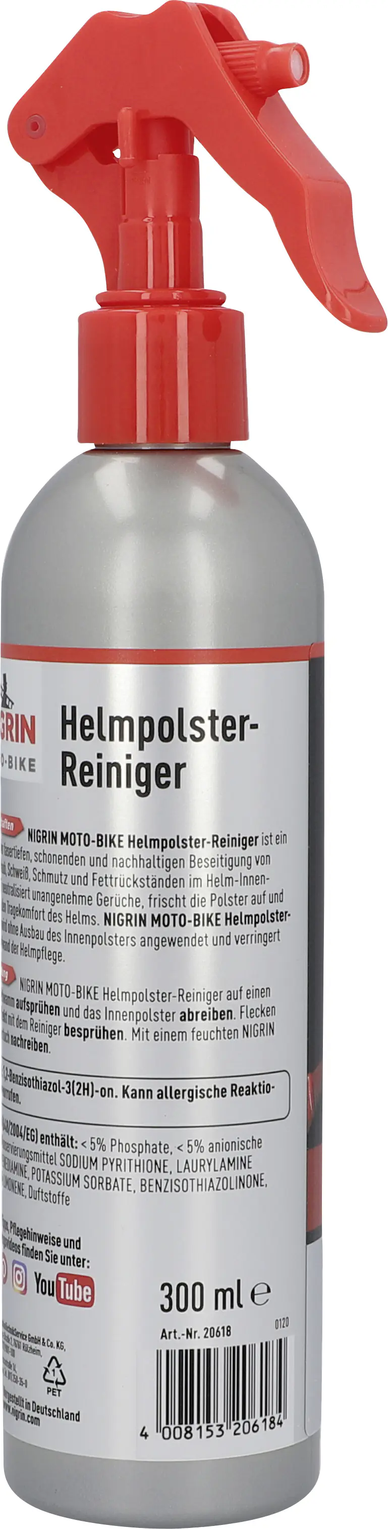 Nigrin MOTO-BIKE Helmpolster-Reiniger 300ml