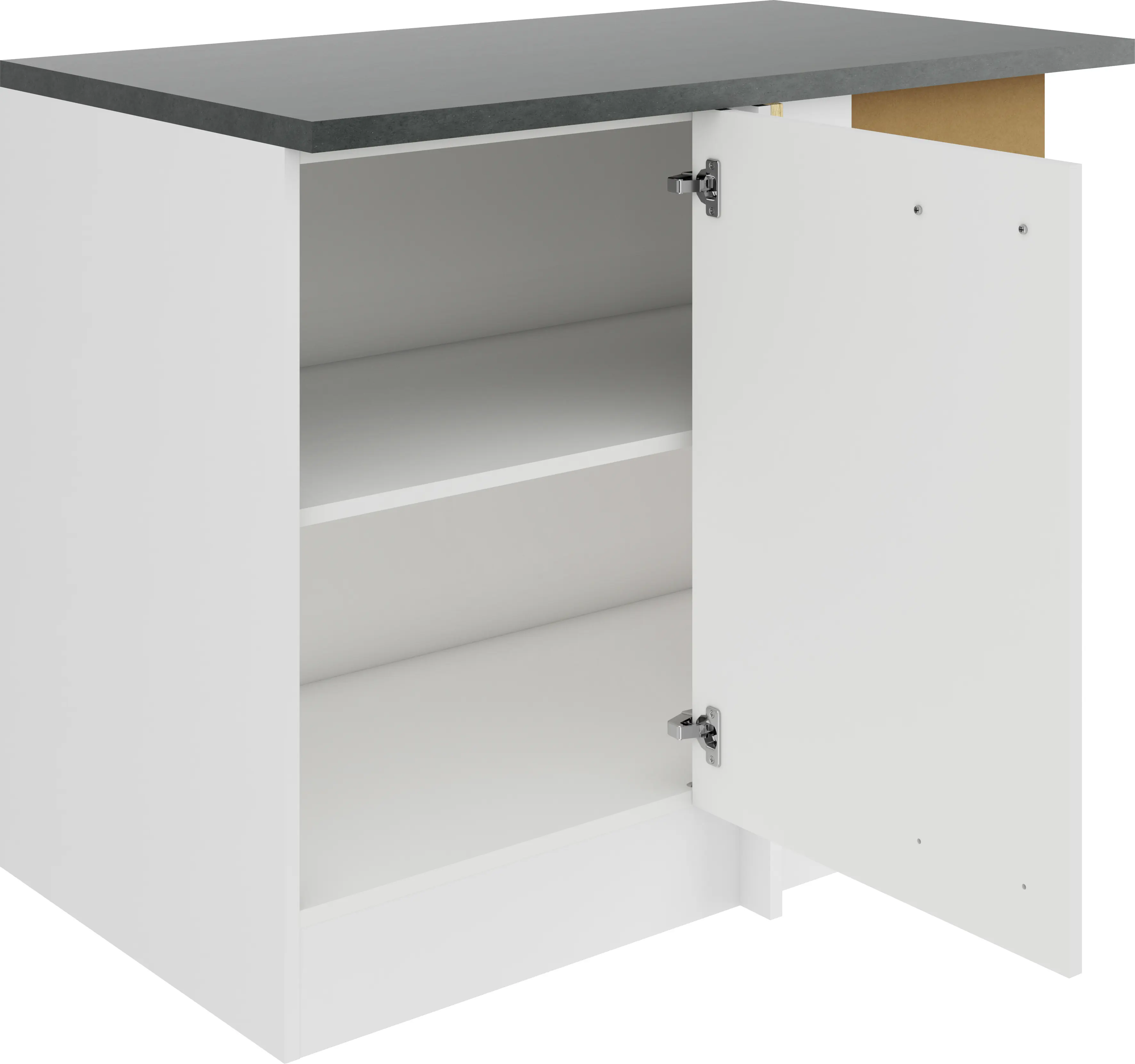 Optifit Eckunterschrank Oslo 214 weiß 110 cm