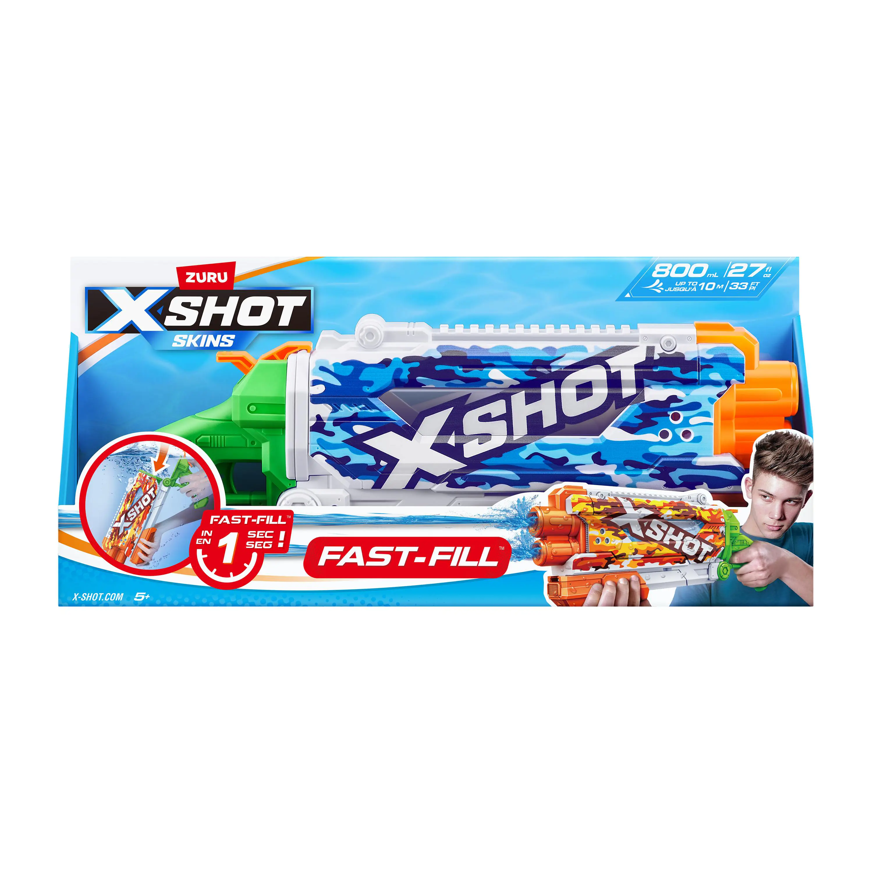 Zuru Wasserpistole X-Shot Skins Pump Action Fast Fill Zuru Wasserpistole X-Shot Skins Pump Action Fast Fill