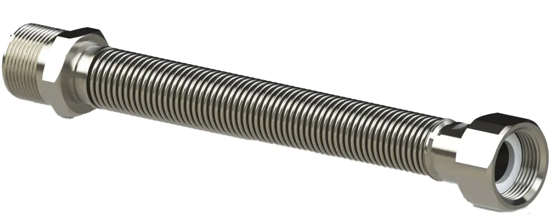 Sanicomfort flexibles Edelstahl-Wellrohr 1/2"