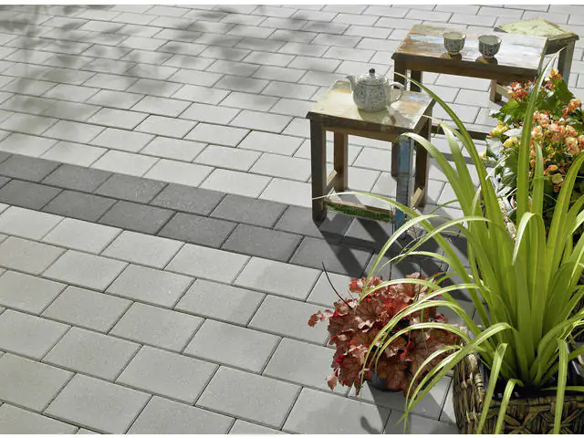 Kann Pflasterstein Vero 22,5 x 15 x 6 cm silbergrau Kann Pflasterstein Vero 22,5 x 15 x 6 cm silbergrau