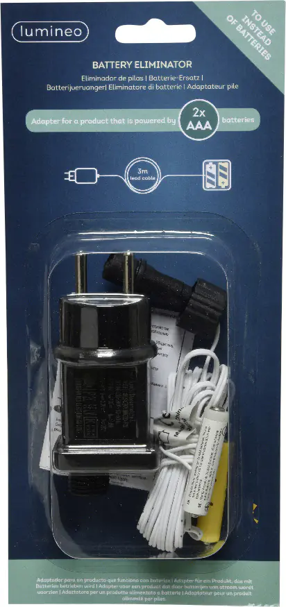 Kaemingk 3 Volt Batterie Adapter AAA weiß,2 x AAA