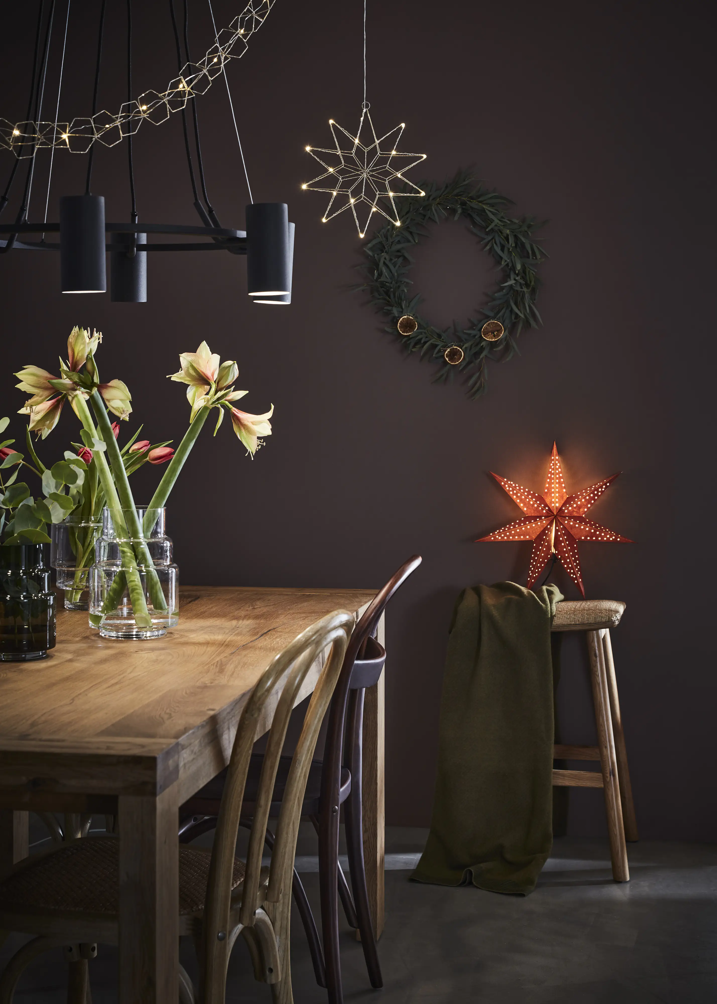 Markslöjd EMBLA Hängestern braun 45 x 16 x 45 cm