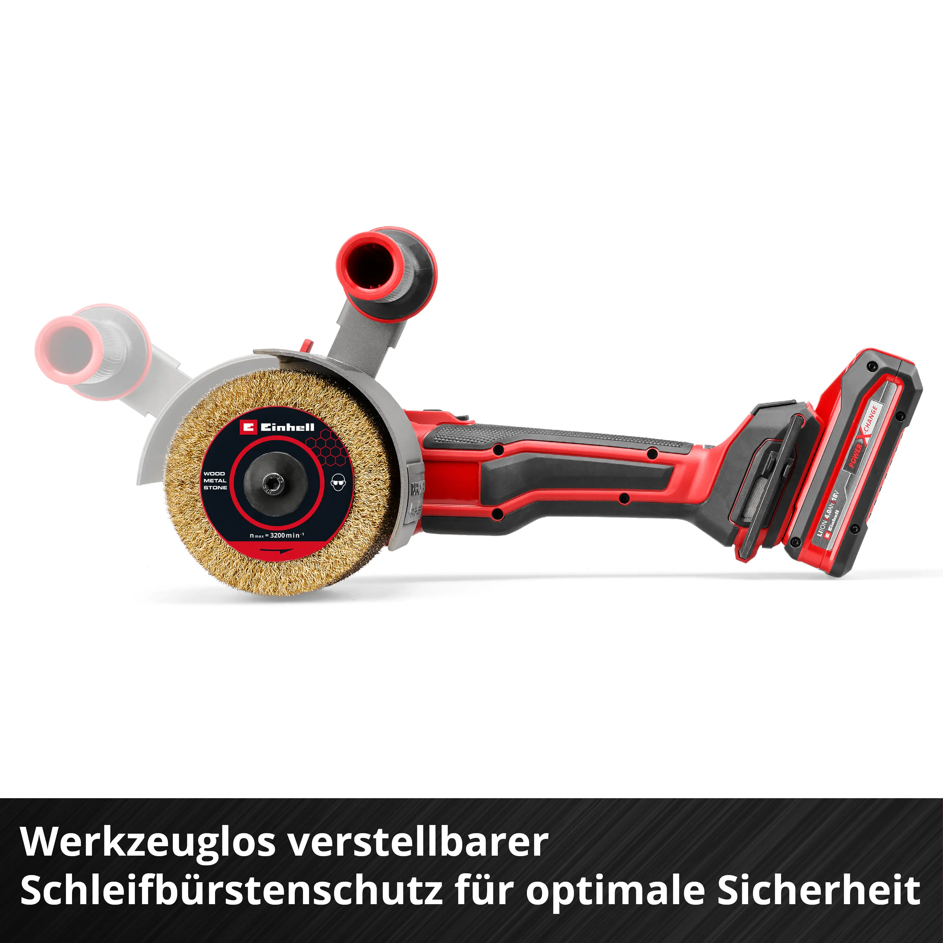 Einhell Professional Akku-Bürstenschleifer TP-BR 18/32 Li BL Solo