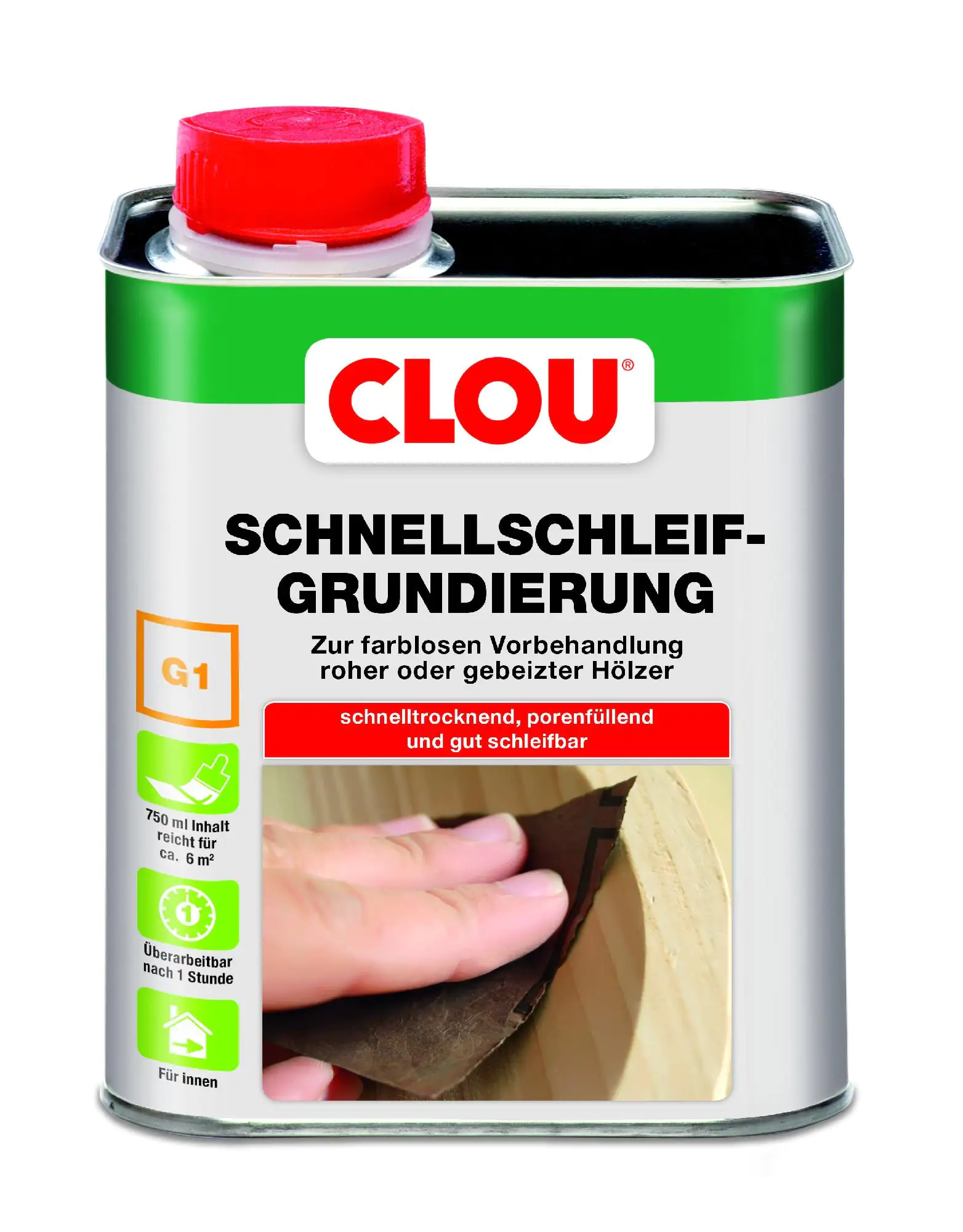 Clou Schnellschleif Grundierung G1 750 ml